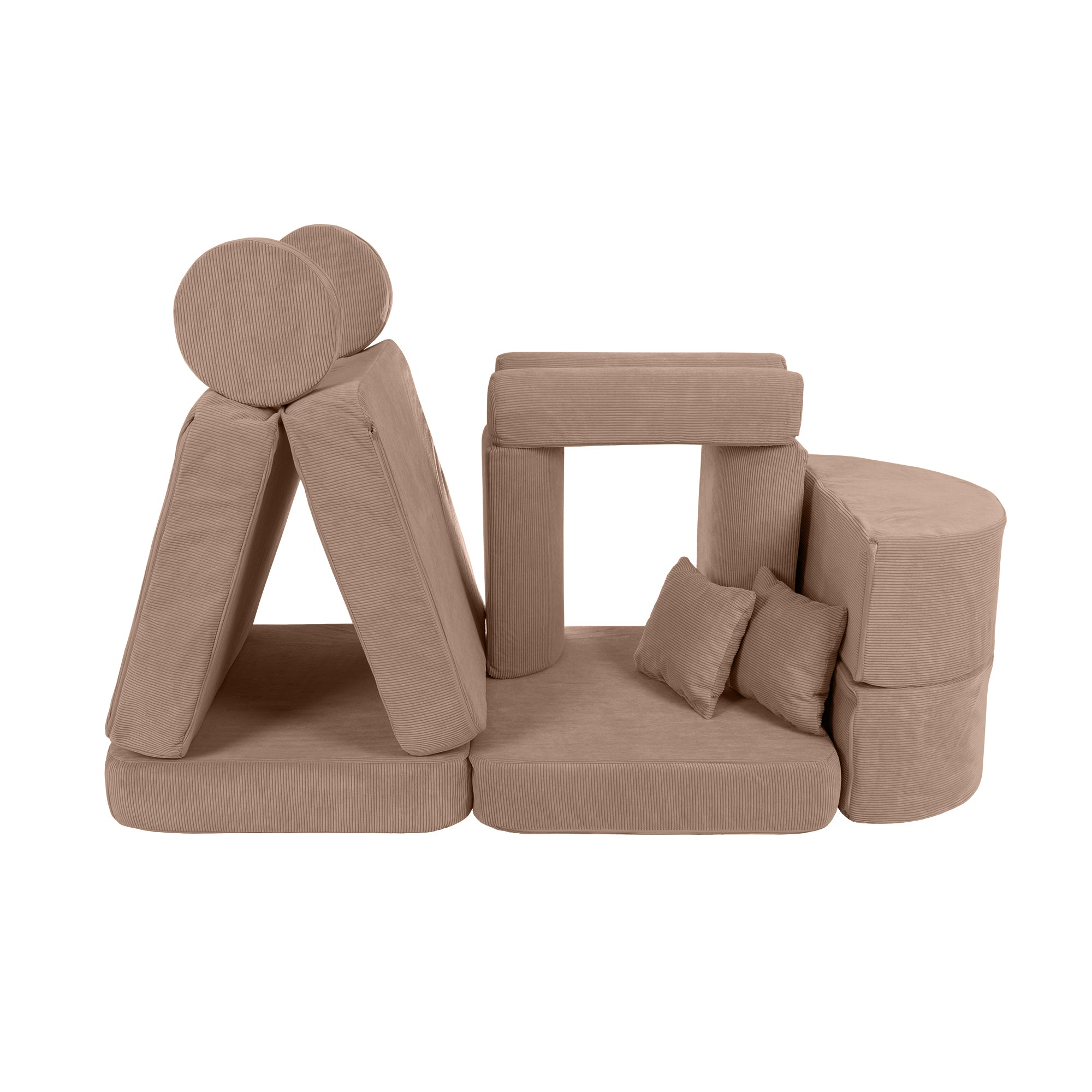 MeowBaby Spielsofa Mini Max Cord Premium - braun