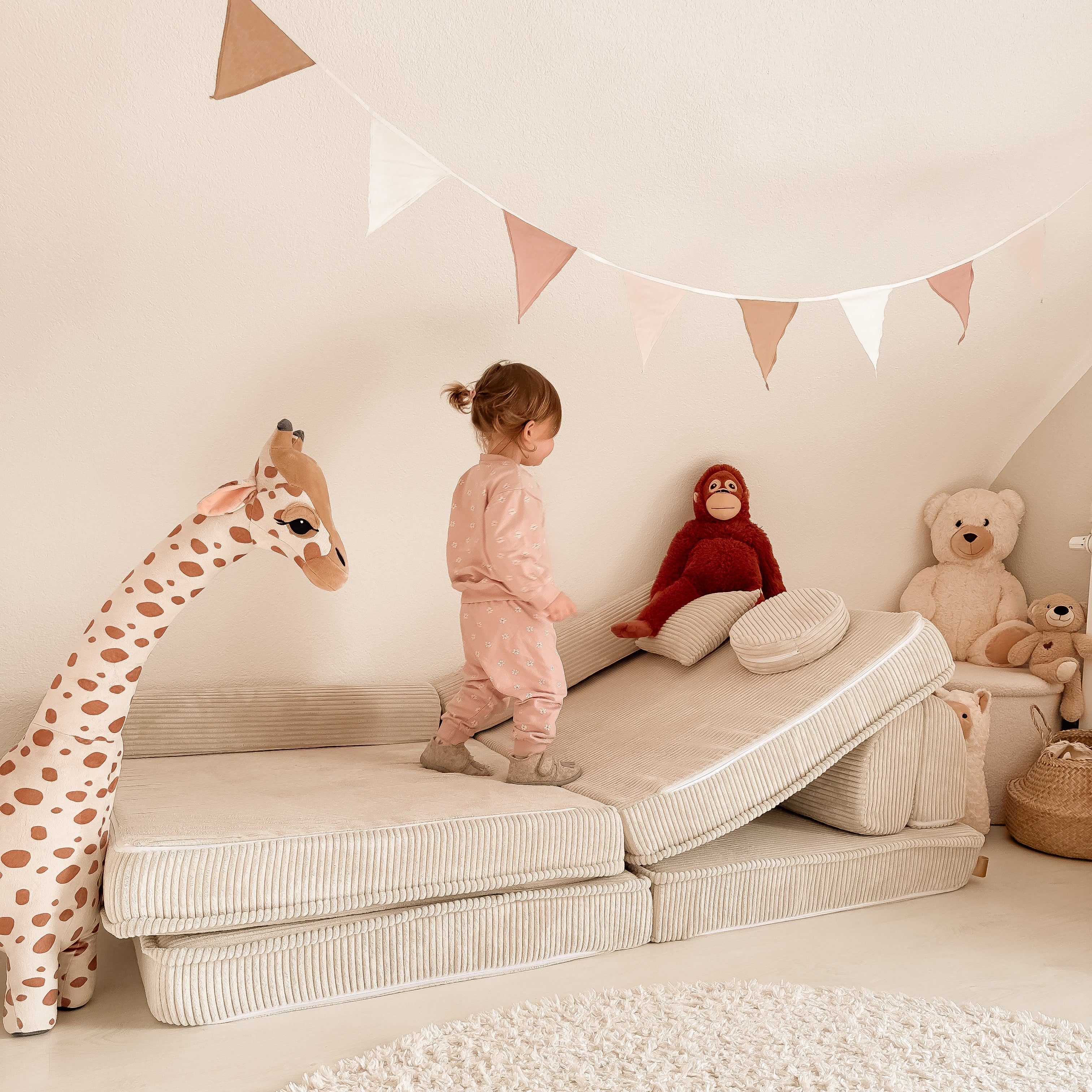 MeowBaby Spielsofa Ästhetik Cord - Classic Cord Edition