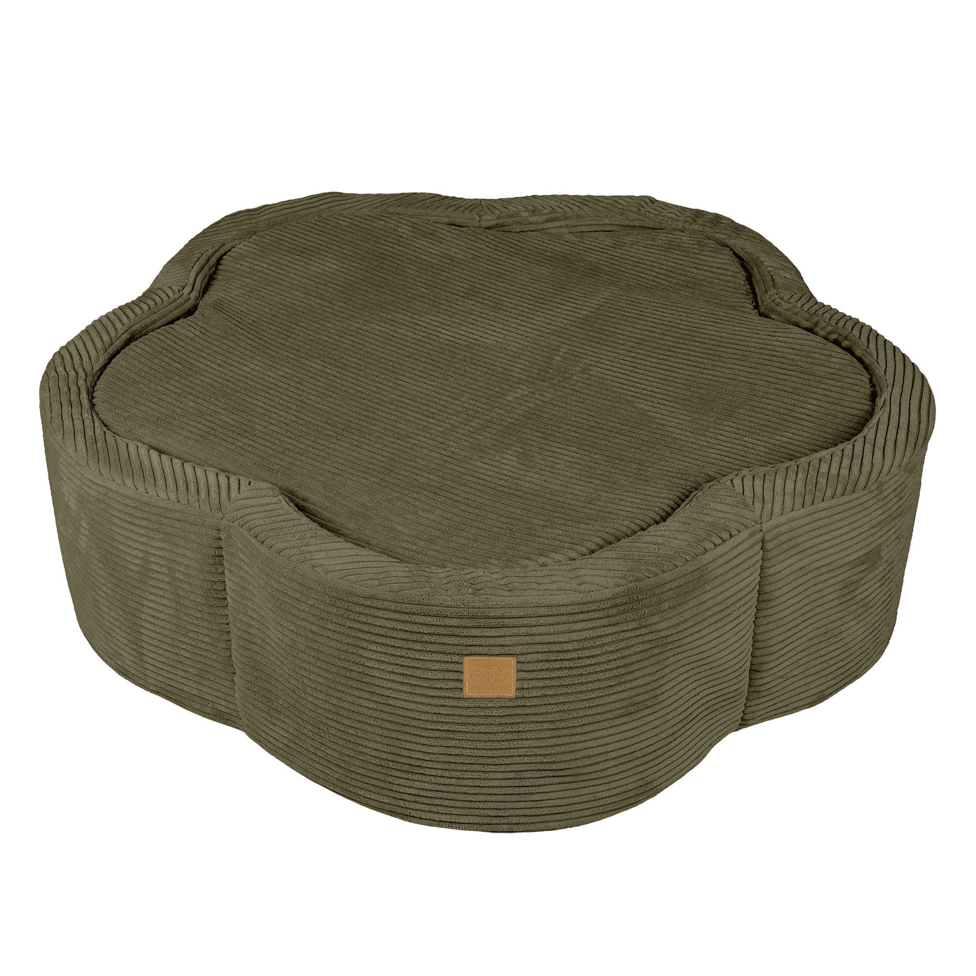 Meowbaby Aesthetic Khaki Blümchen – Bällebad für Kinder | Bälle zur Auswahl