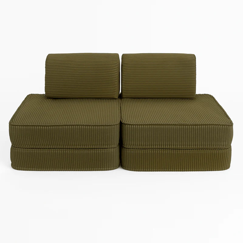 MeowBaby Spielsofa Ästhetik Cord Mini Max - Classic Cord Edition
