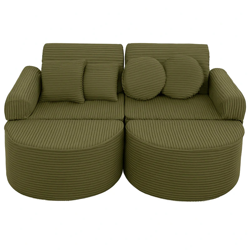 MeowBaby Spielsofa Ästhetik Cord Mini Max - Classic Cord Edition