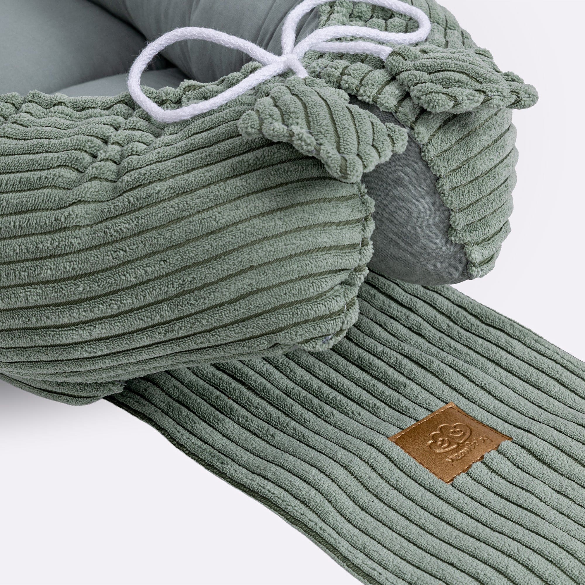 Baby Nest for Sleeping – Safe Space for Newborns | Aesthetic Olive Green