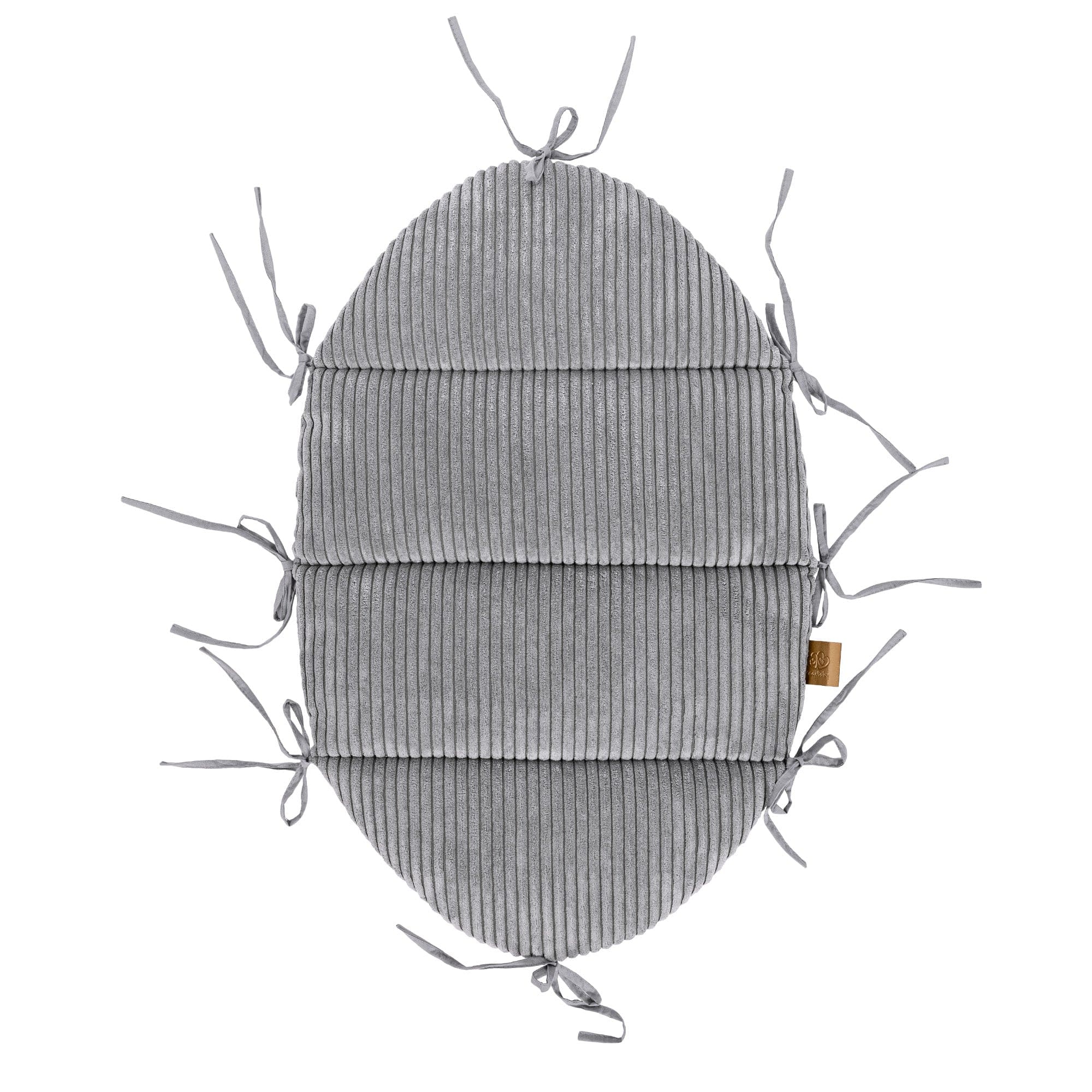 Baby Nest with Crib Braided Bumper | Aesthetic Grey