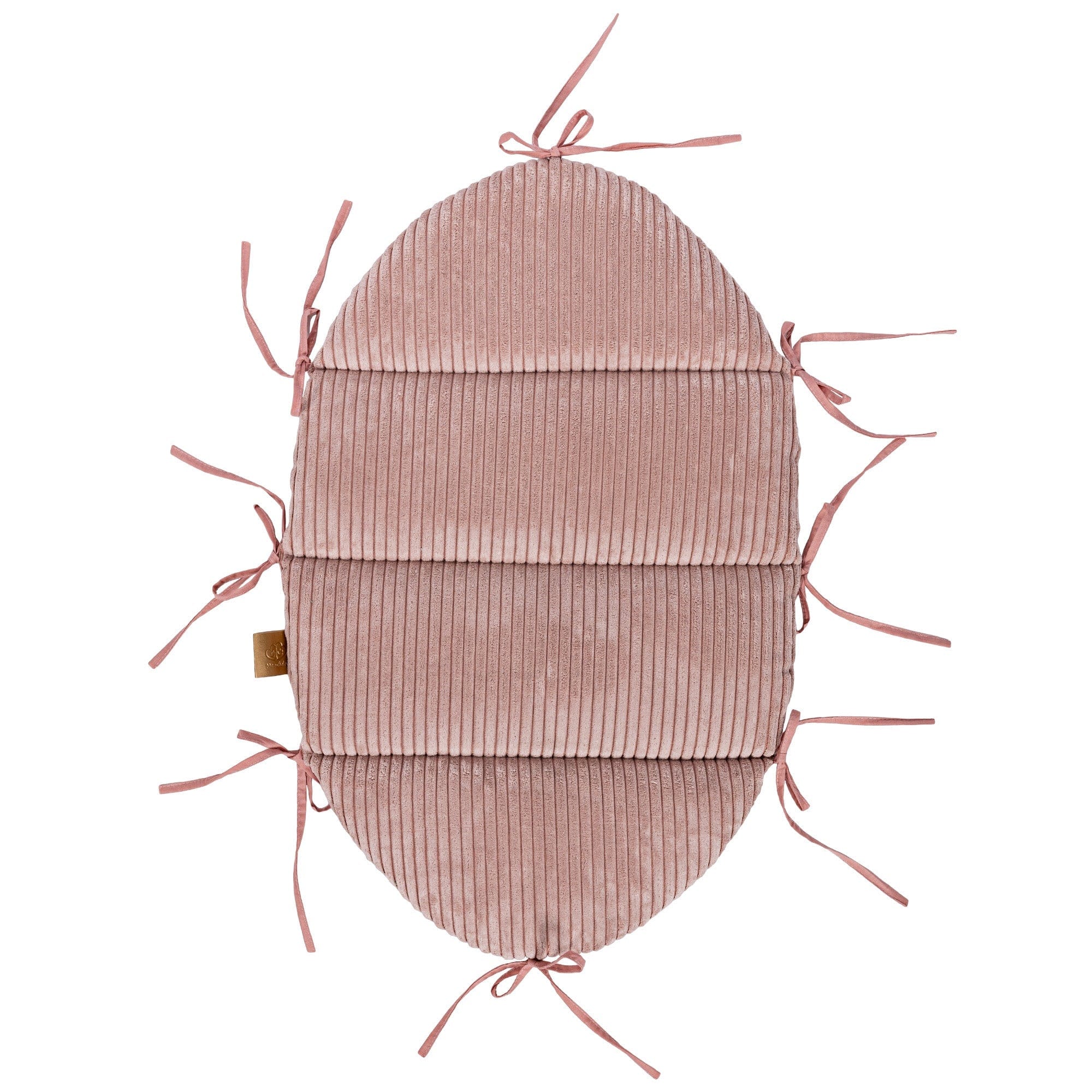 Baby Nest with Crib Braided Bumper | Aesthetic Powder Pink
