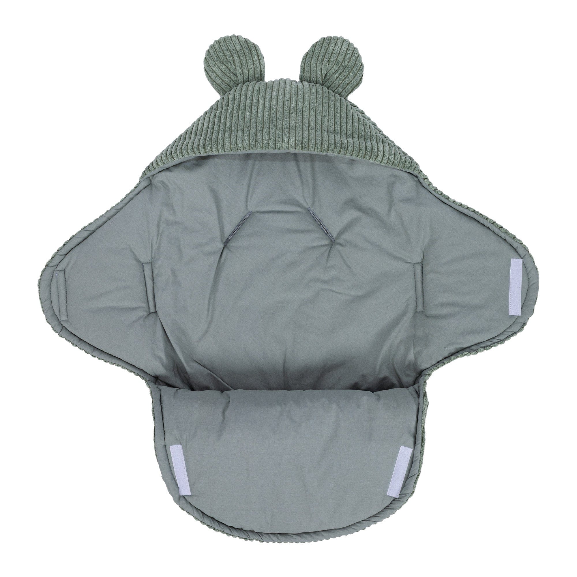 Baby Swaddle with Bear Ears | Aesthetic Olive Green
