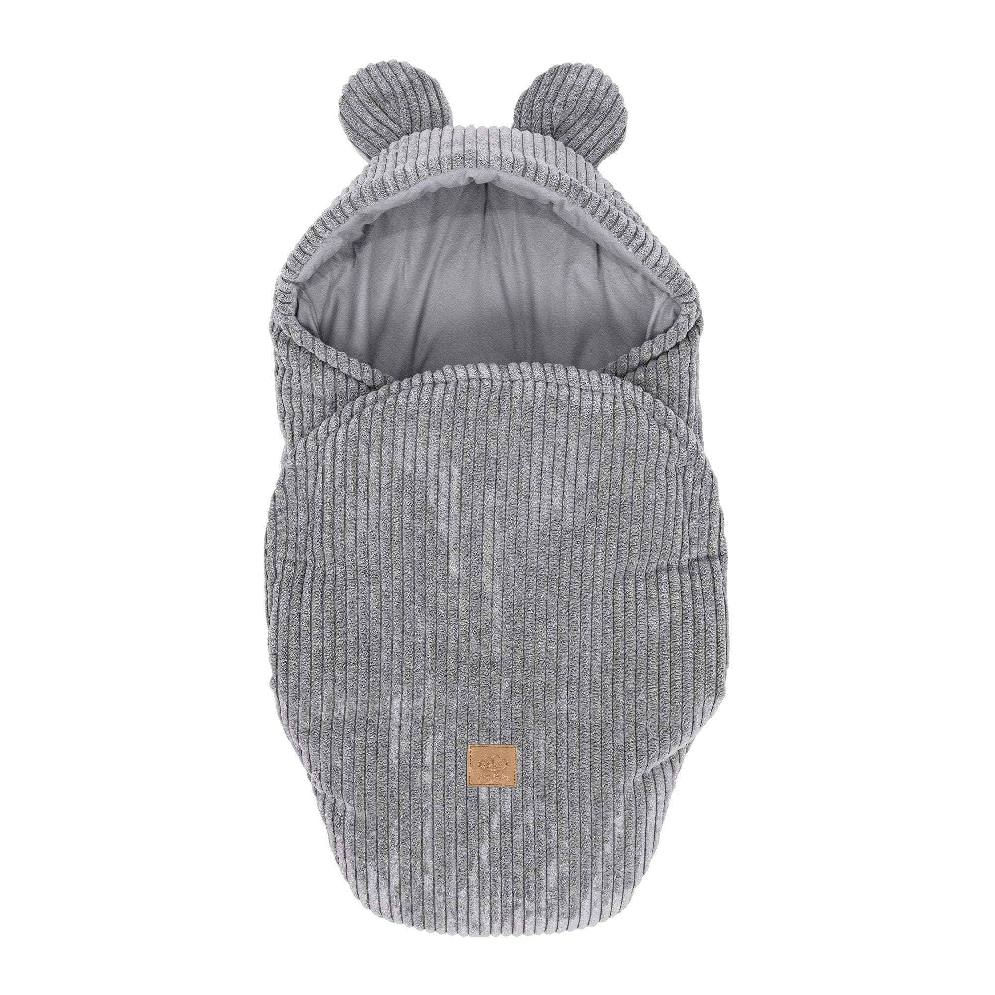 Baby Swaddle with Bear Ears | Aesthetic Grey