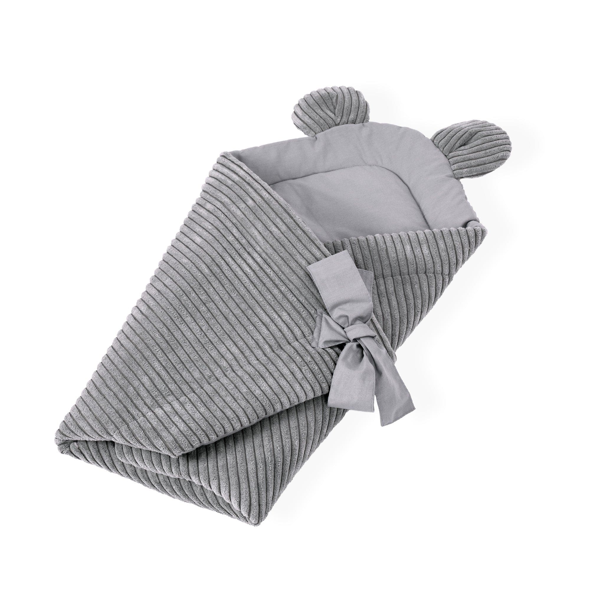 Baby Swaddle Wrap for Sleeping and Cuddling – Soft and Safe | Aesthetic Grey