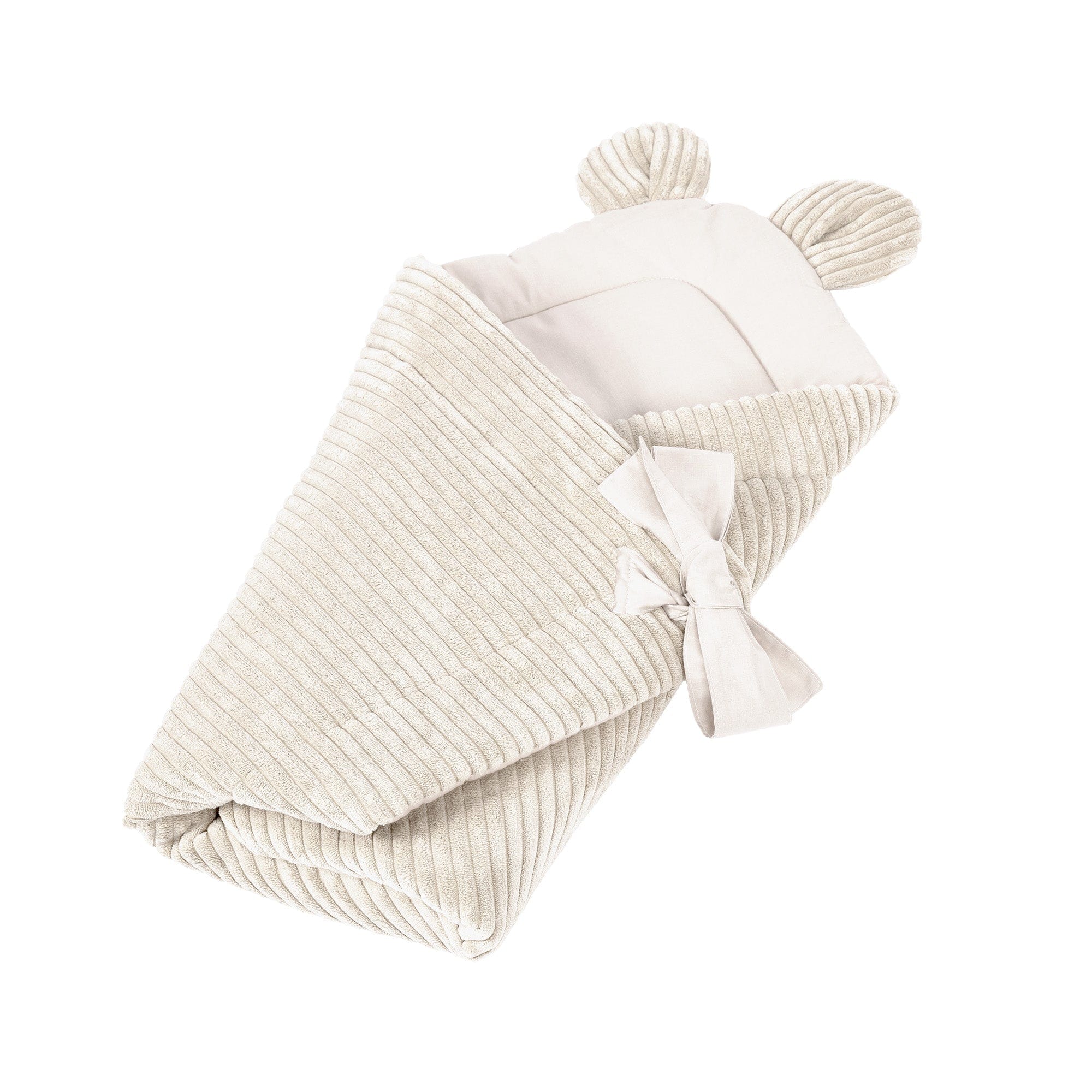 Baby Swaddle Wrap for Sleeping and Cuddling – Soft and Safe | Aesthetic Ecru
