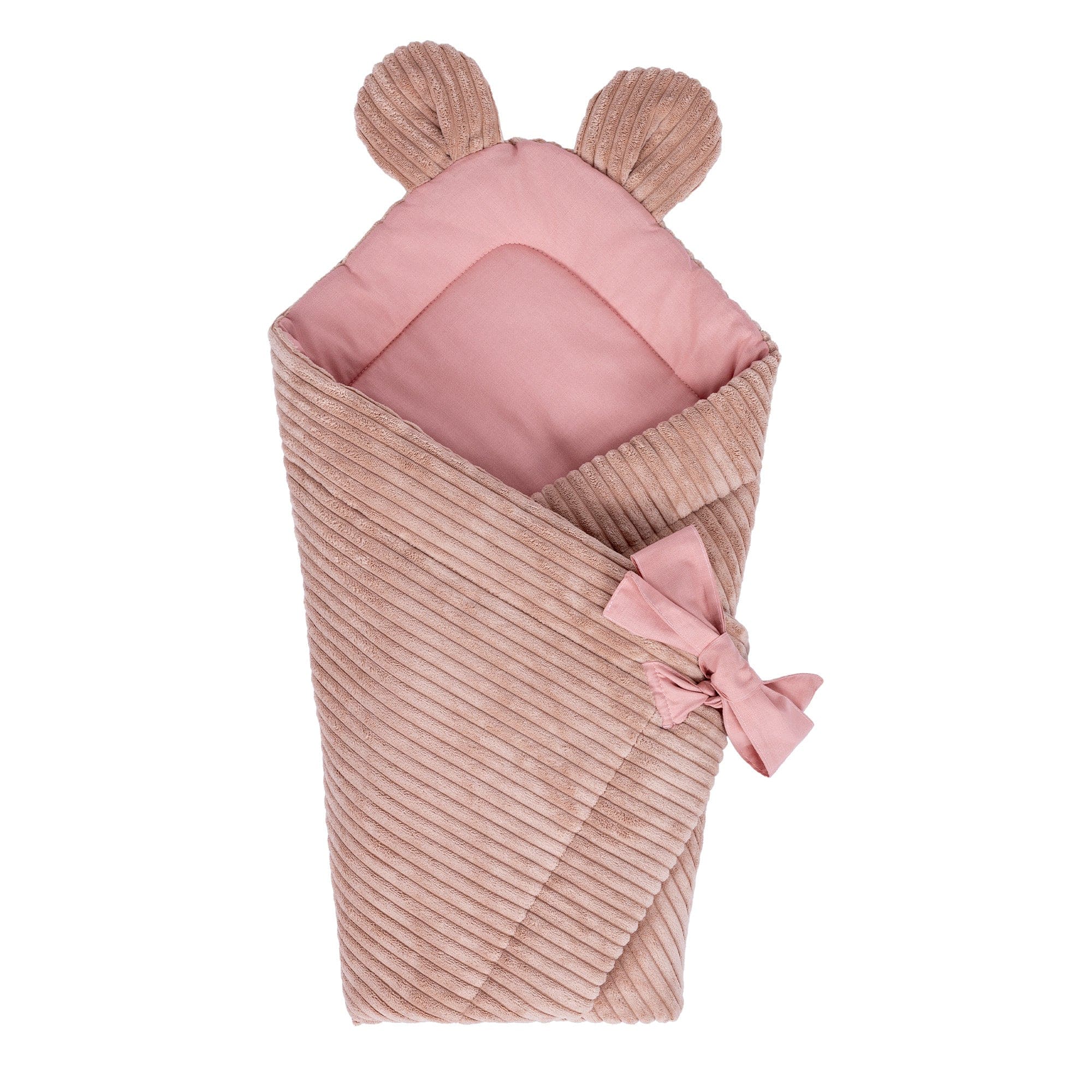 Baby Swaddle Wrap for Sleeping and Cuddling – Soft and Safe | Aesthetic Powder Pink