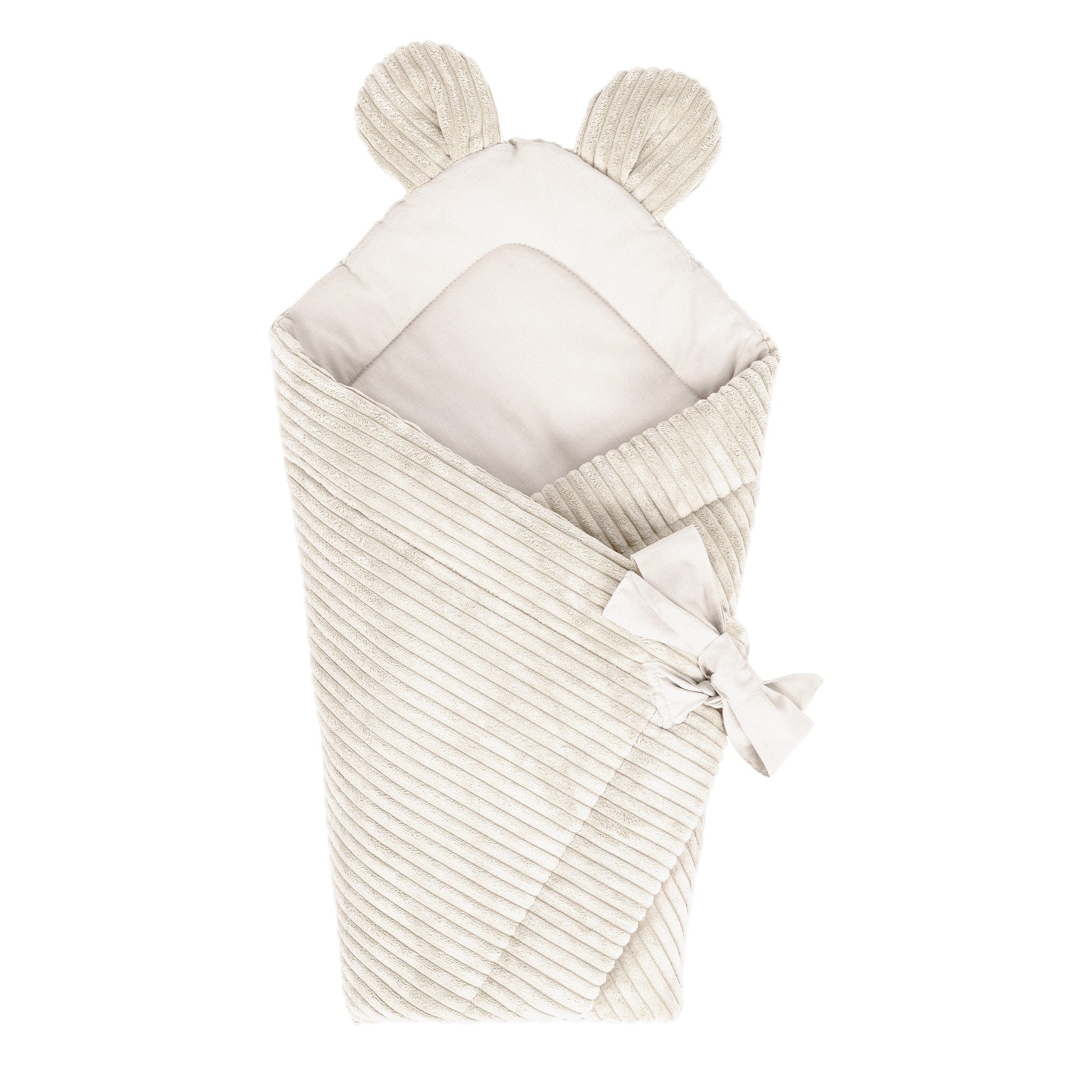 Baby Swaddle Wrap for Sleeping and Cuddling – Soft and Safe | Aesthetic Ecru