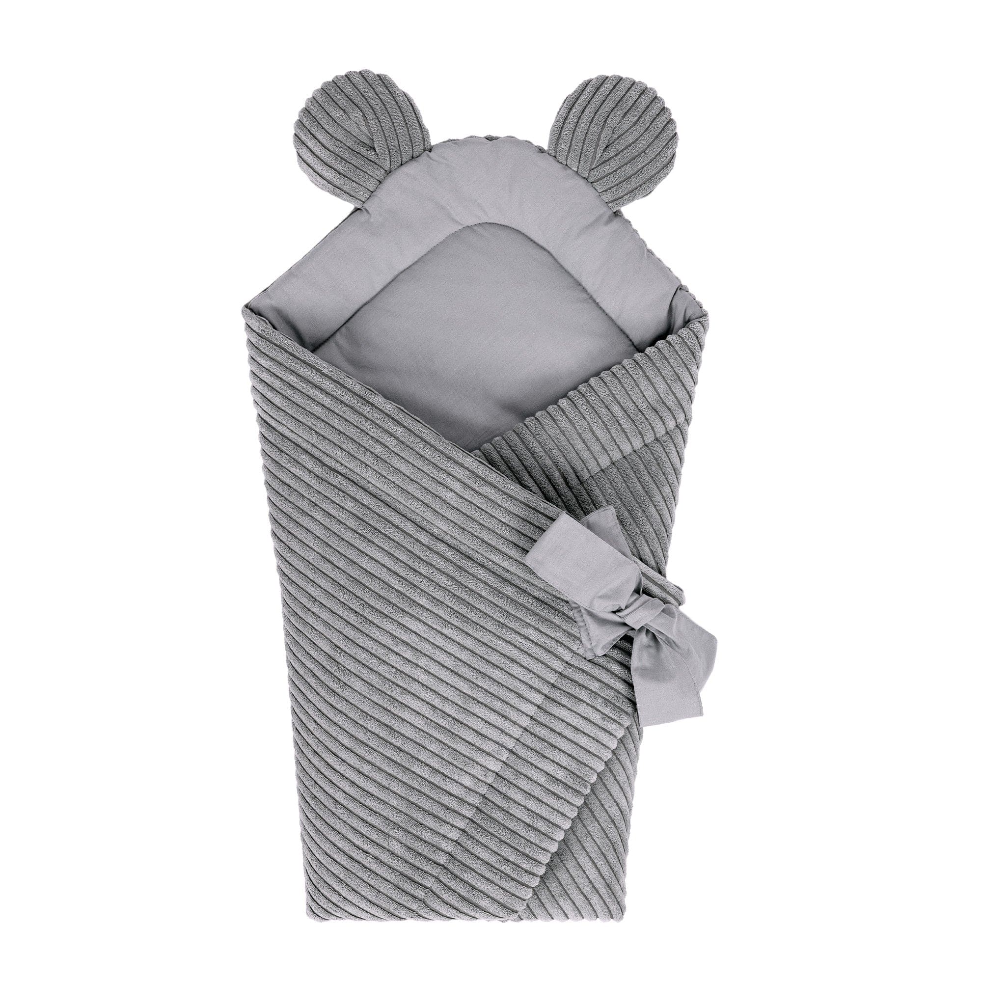 Baby Swaddle Wrap for Sleeping and Cuddling – Soft and Safe | Aesthetic Grey