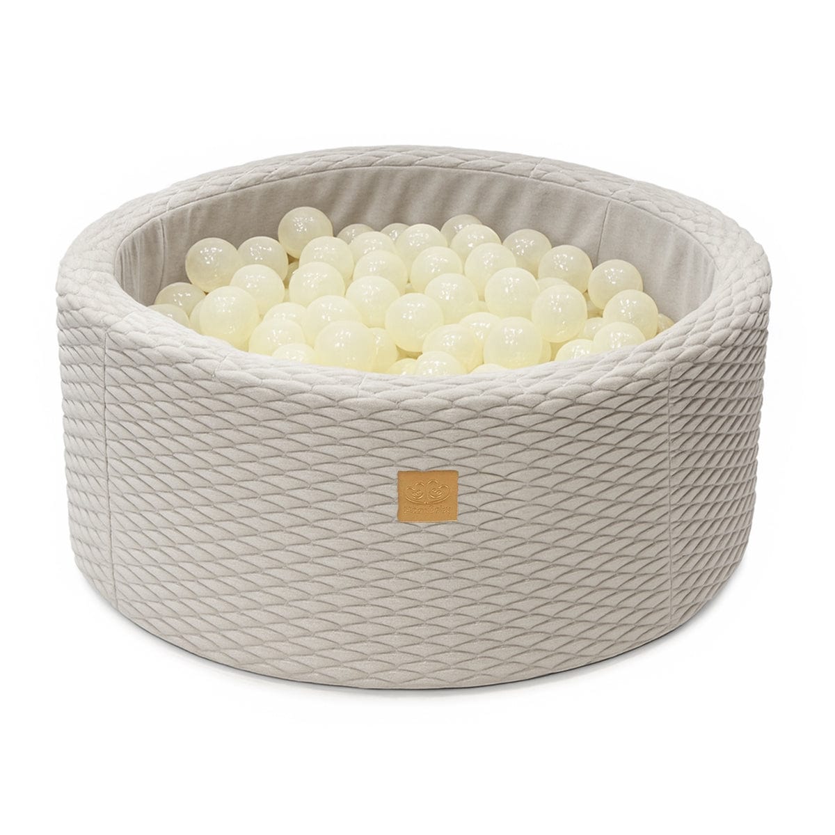 Meowbaby Bällebad für Kinder | Bälle zur Auswahl | Ivory | Dune