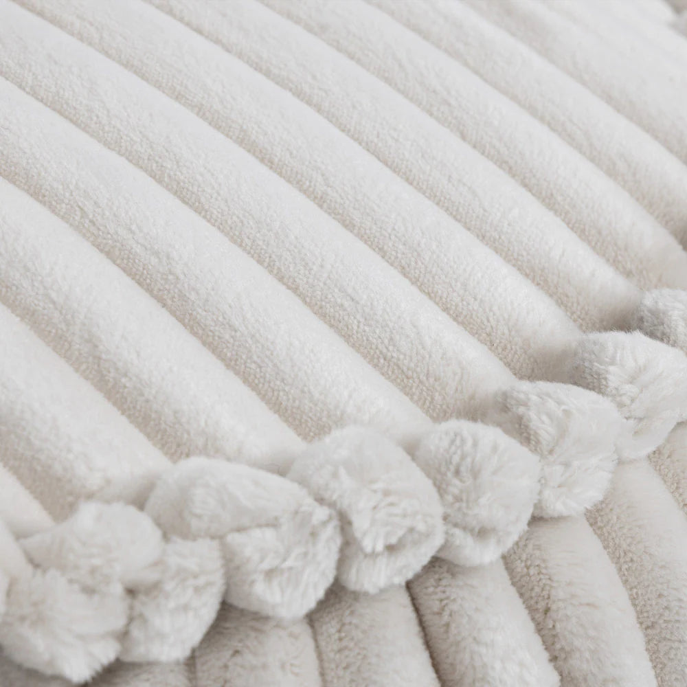 MeowBaby Sitzsack Bär Churros Plüsch-Cord