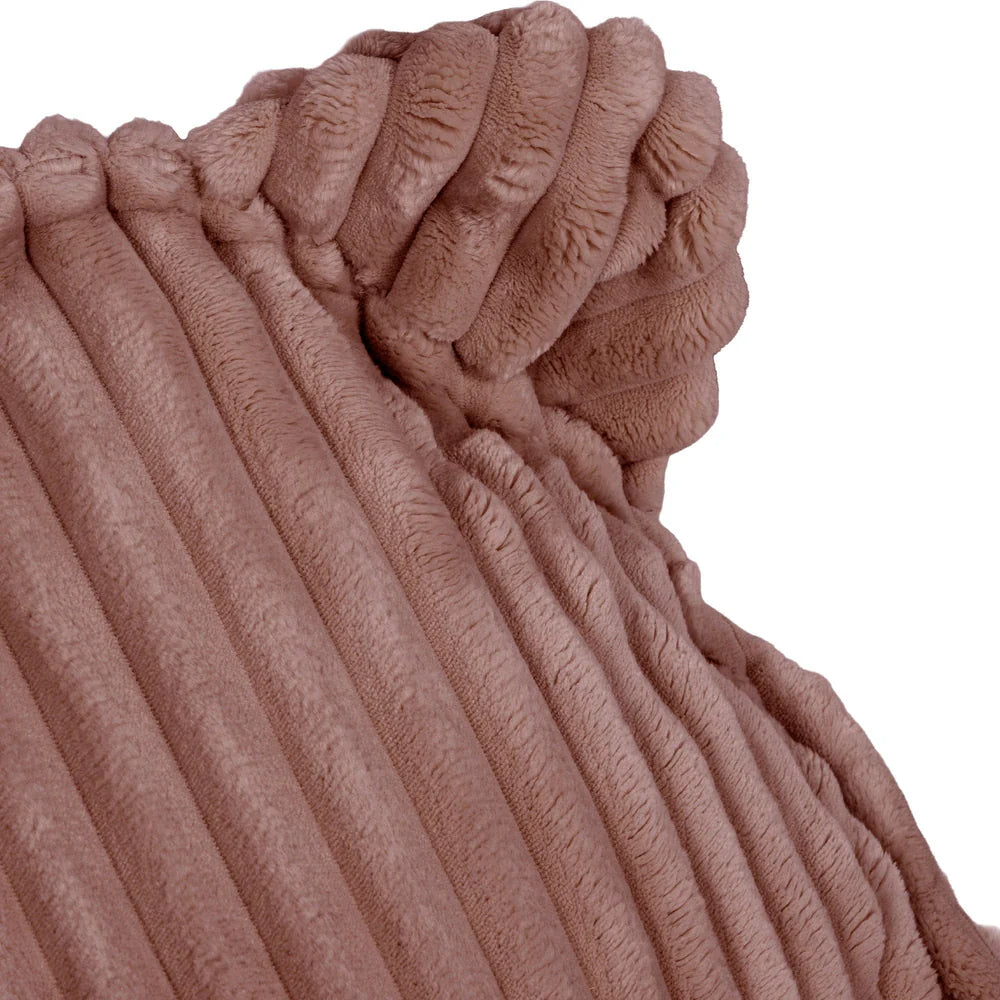 MeowBaby Sitzsack Bär Churros Plüsch-Cord