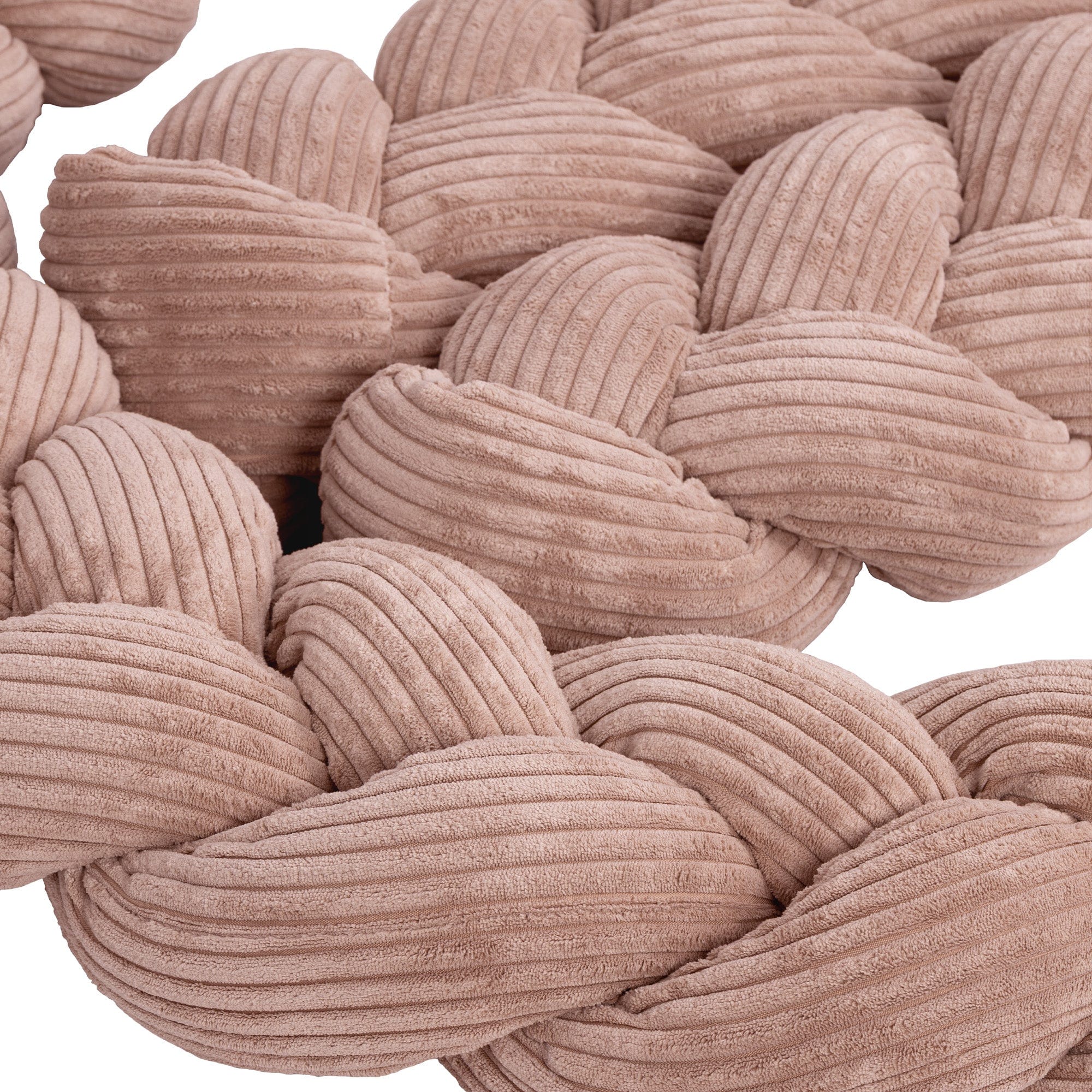 Crib Bumper Braid – Soft Protective Bumper for Babies | Aesthetic Powder Pink 200cm