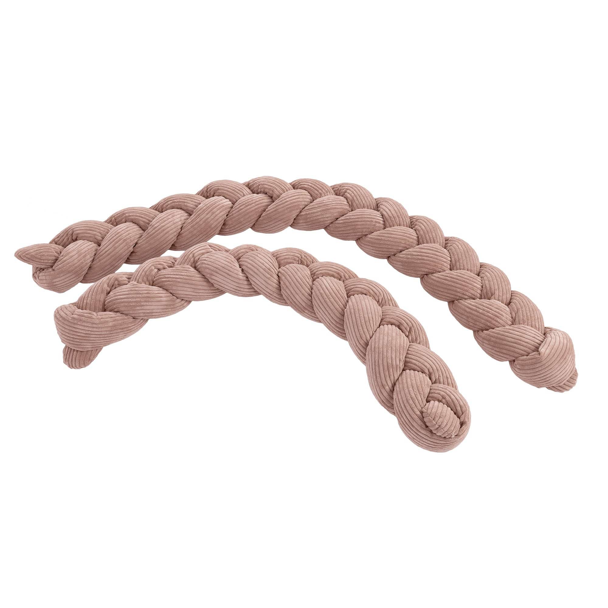 Crib Bumper Braid – Soft Protective Bumper for Babies | Aesthetic Powder Pink 300cm