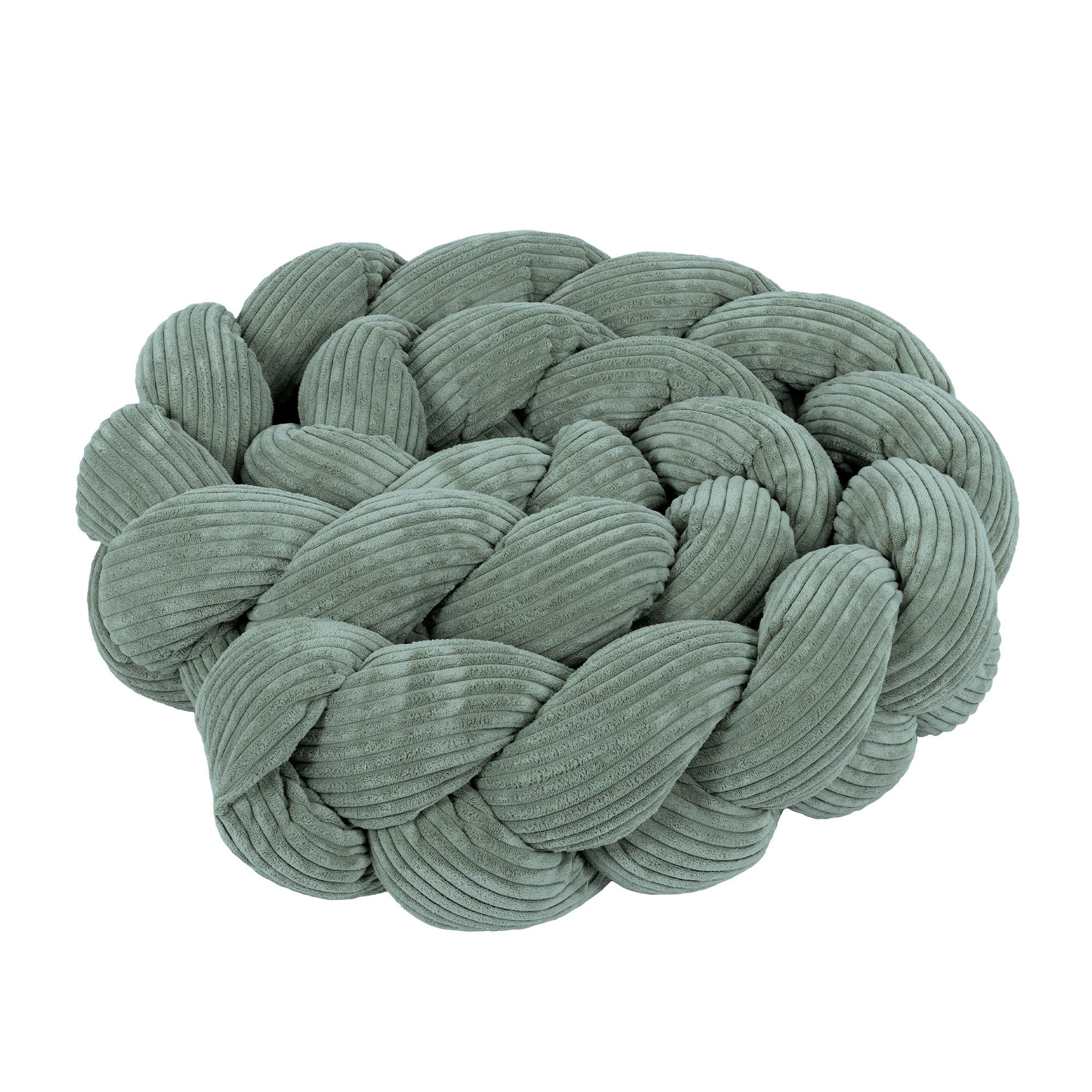 Crib Bumper Braid – Soft Protective Bumper for Babies | Aesthetic Olive Green 200cm