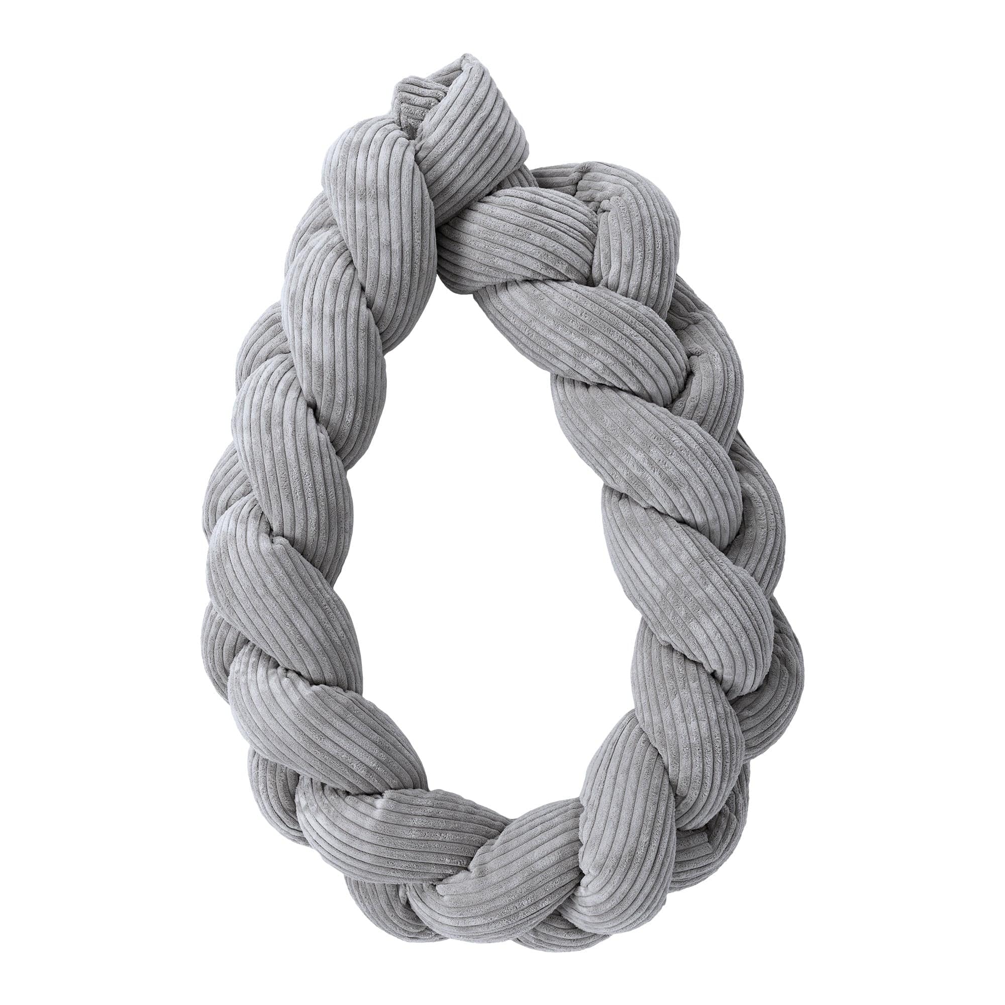 Crib Bumper Braid – Soft Protective Bumper for Babies | Aesthetic Grey 200cm