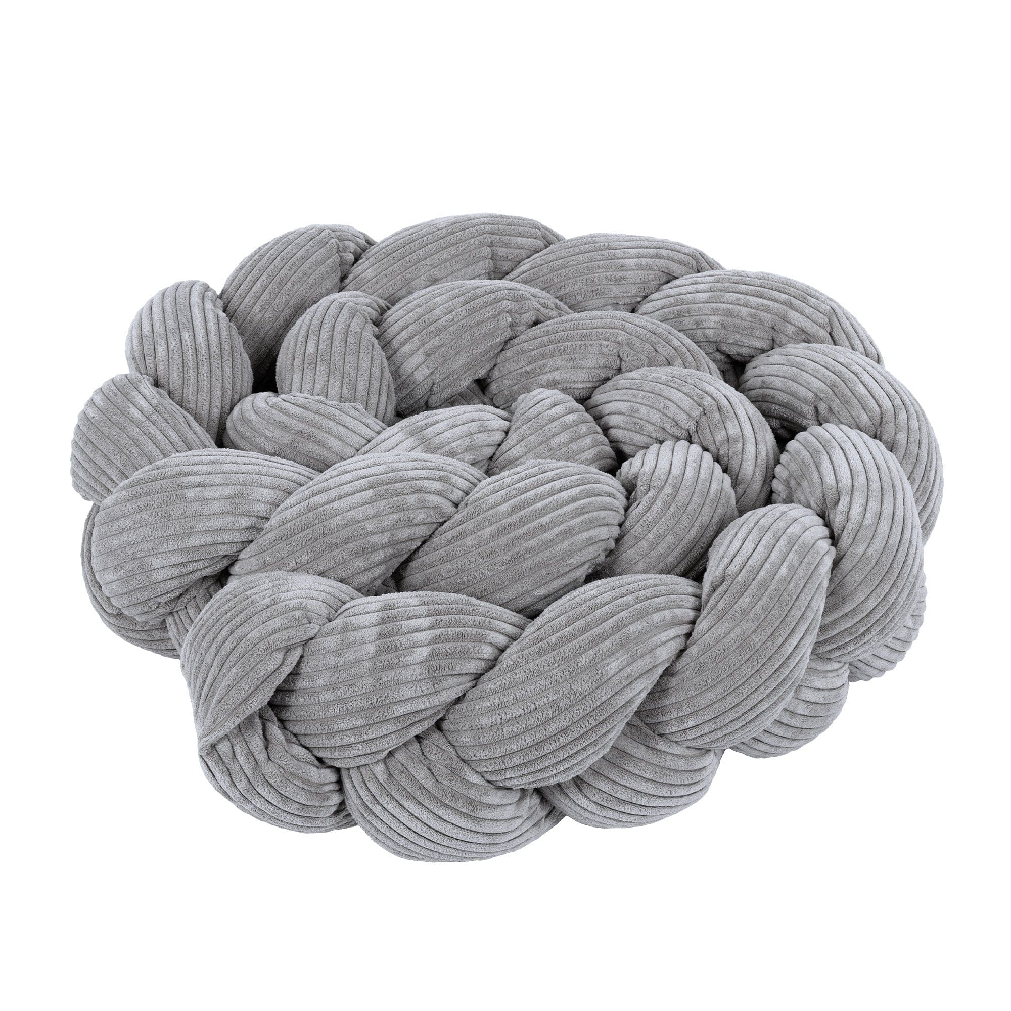 Crib Bumper Braid – Soft Protective Bumper for Babies | Aesthetic Grey 300cm