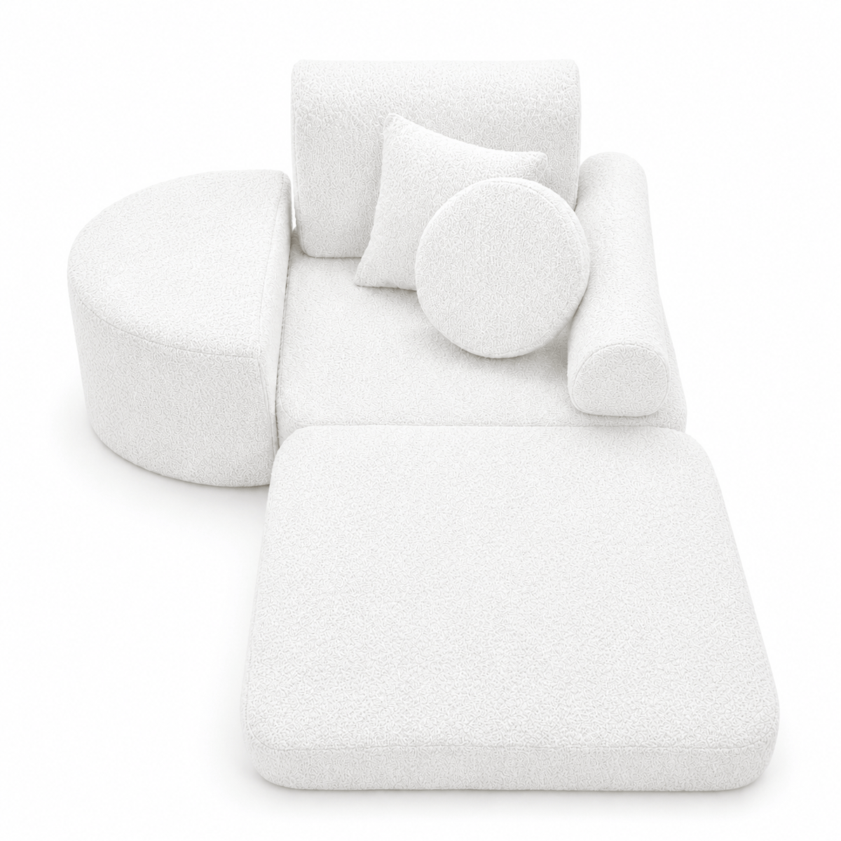 Modularer Sessel für Kinder – 6 Elemente | Boucle | 60cm