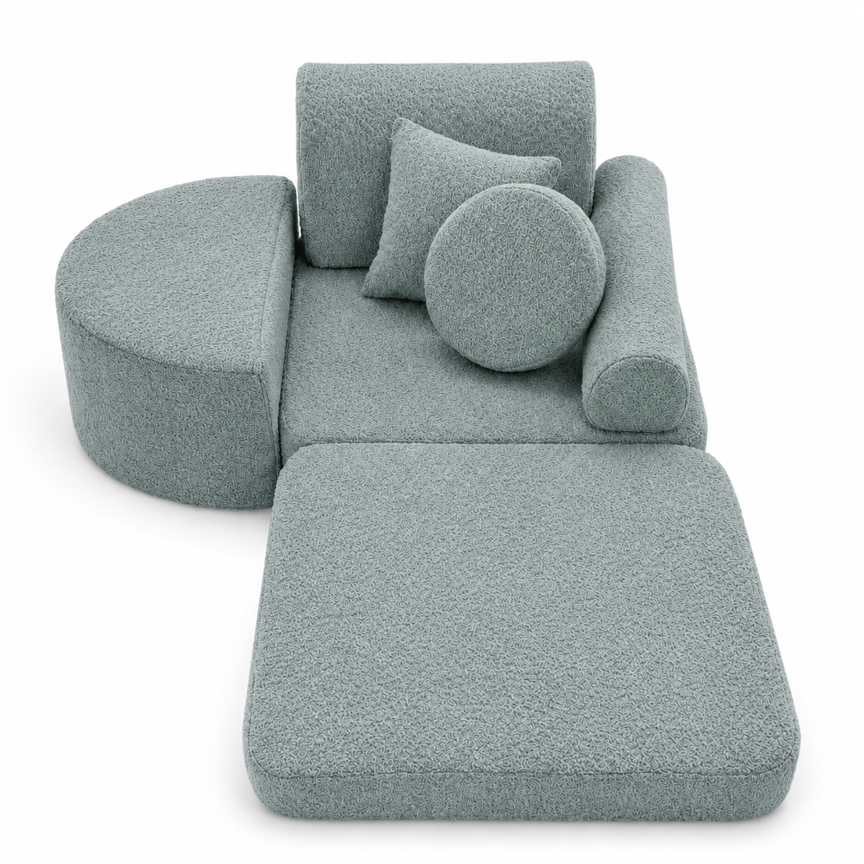 Modularer Sessel für Kinder – 6 Elemente | Boucle | 60cm