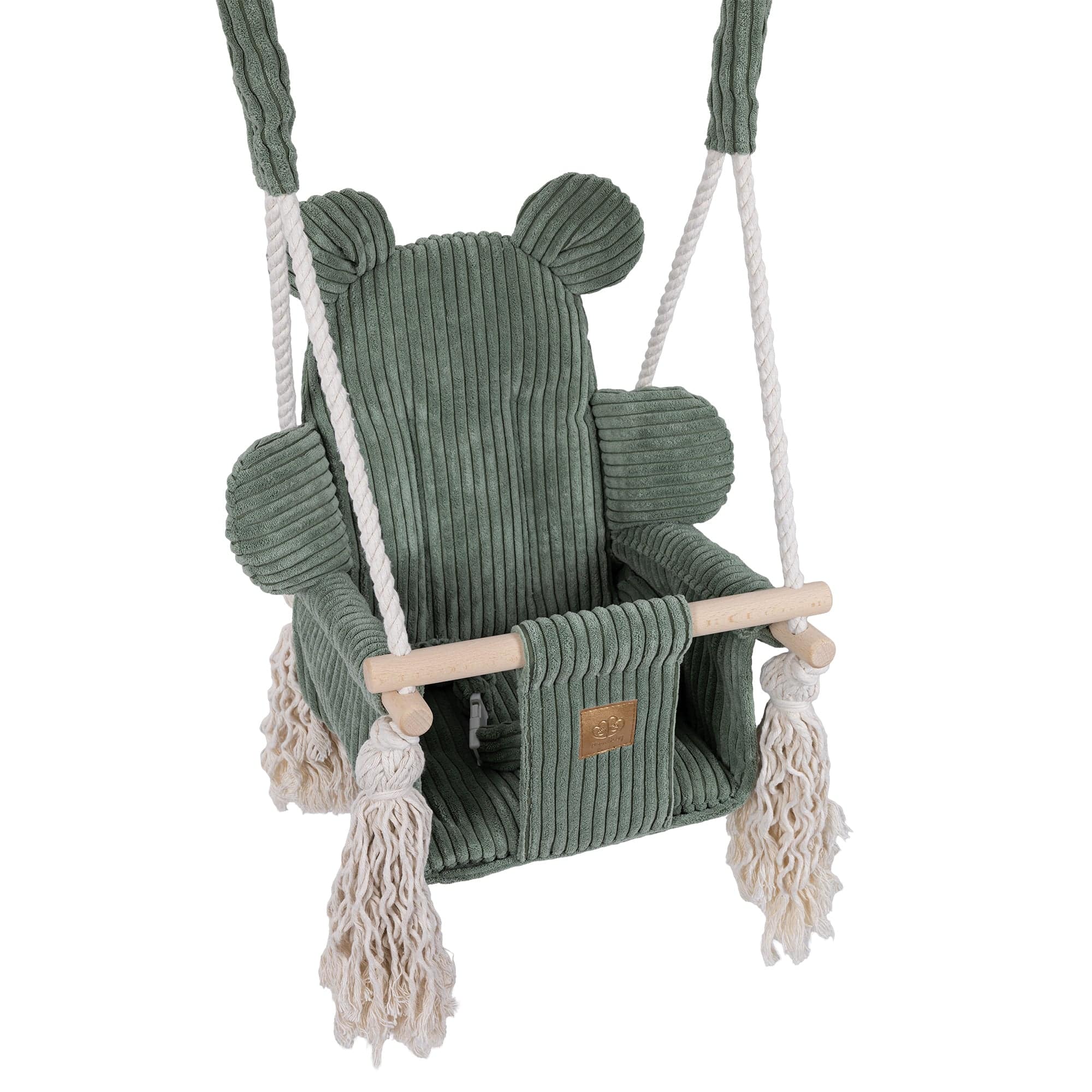 Indoor Baby Swing – Bear Swing | Aesthetic Olive Green