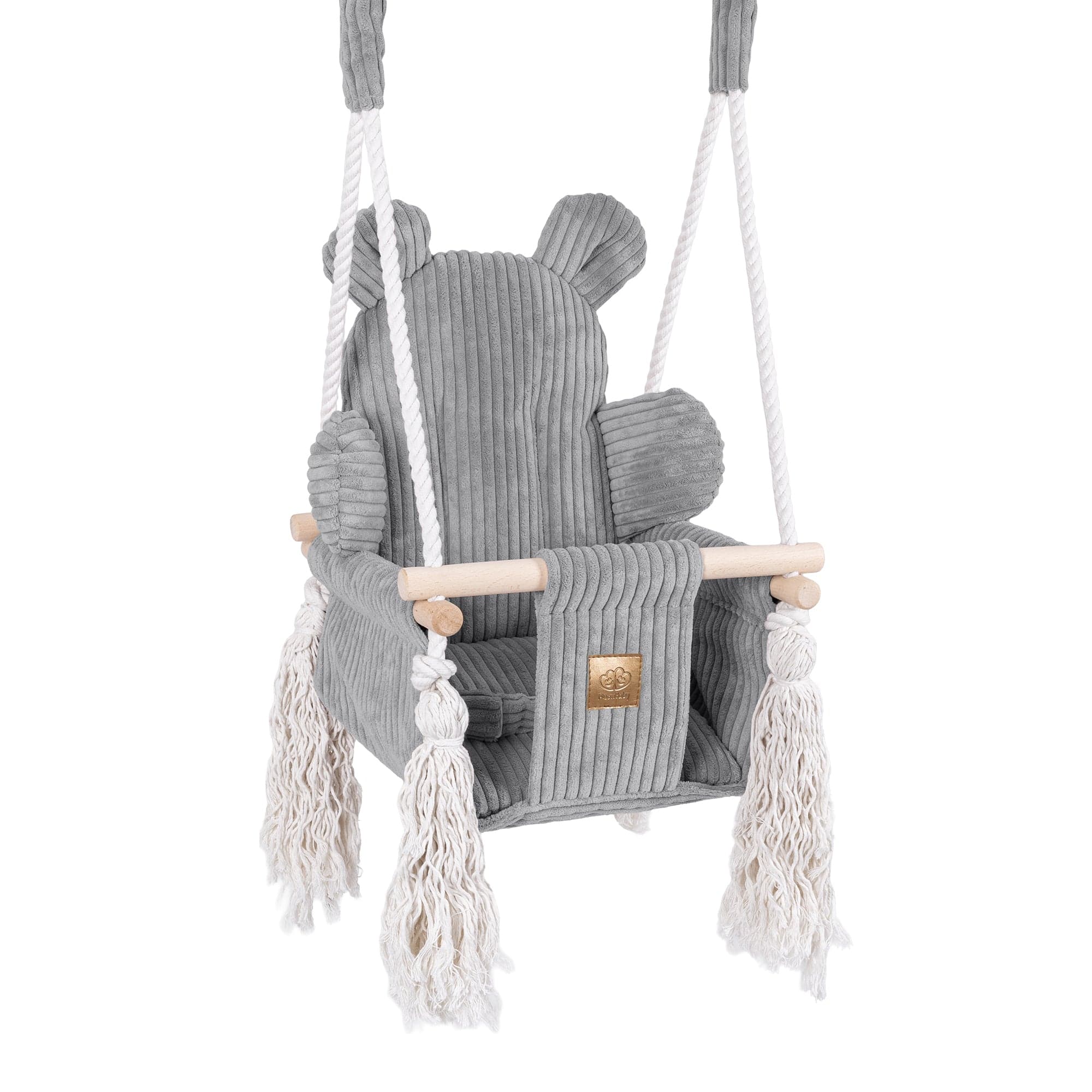 Indoor Baby Swing – Bear Swing | Aesthetic Grey