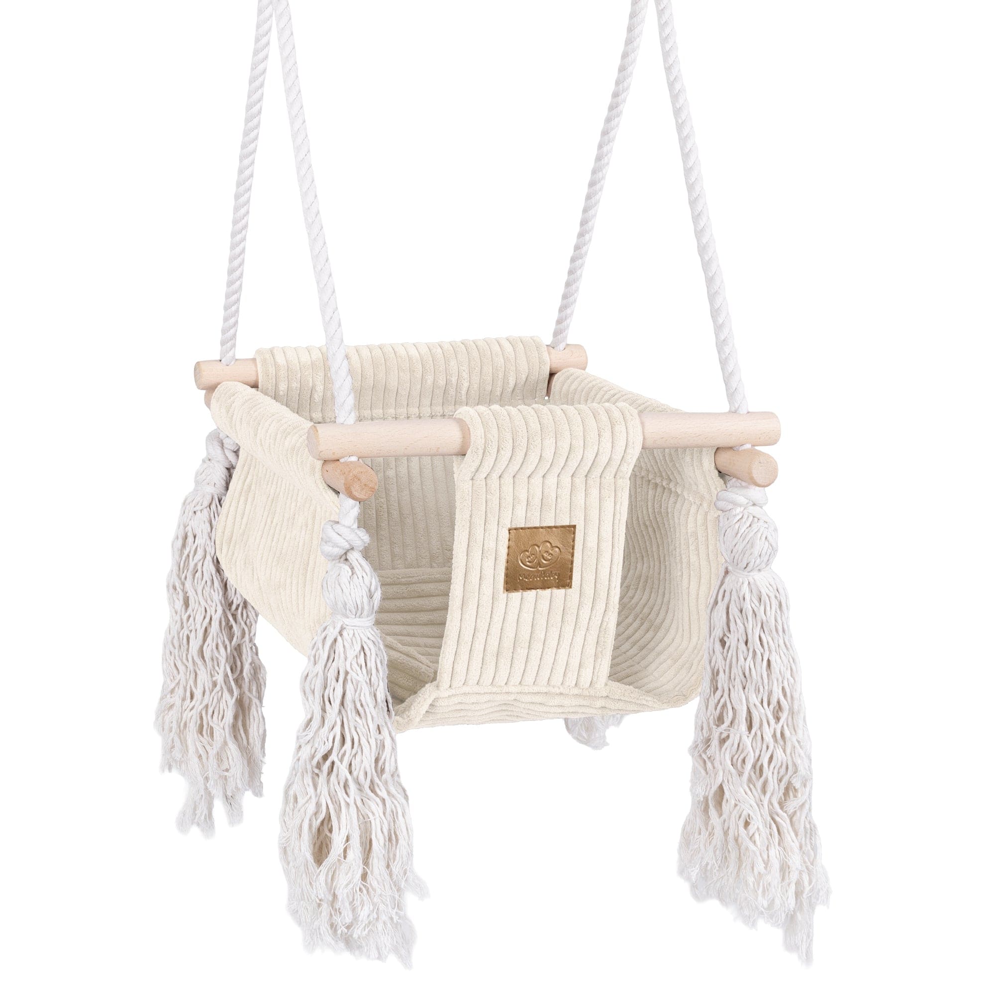 Indoor Baby Swing – Square Swing | Aesthetic Ecru