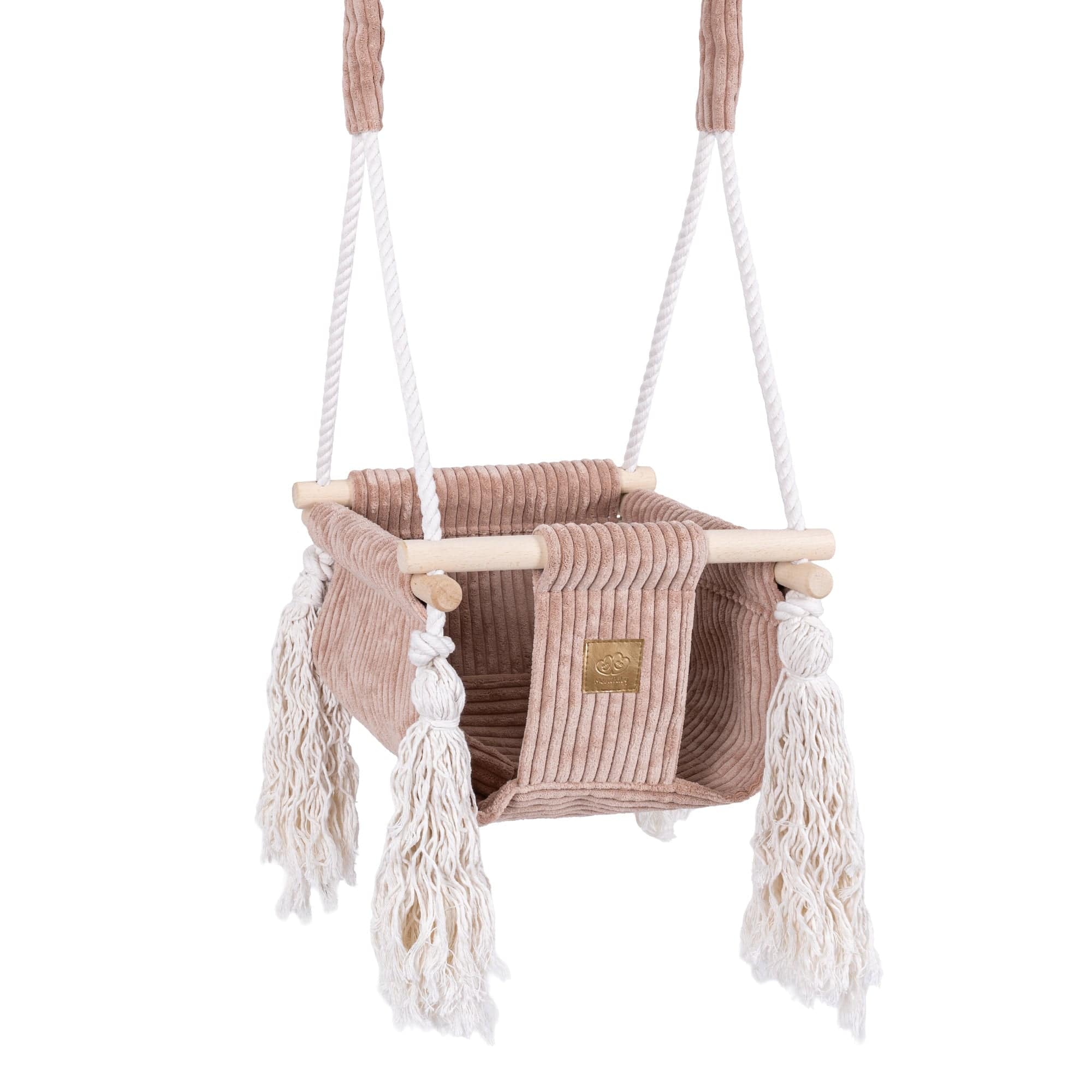 Indoor Baby Swing – Square Swing | Aesthetic Powder Pink