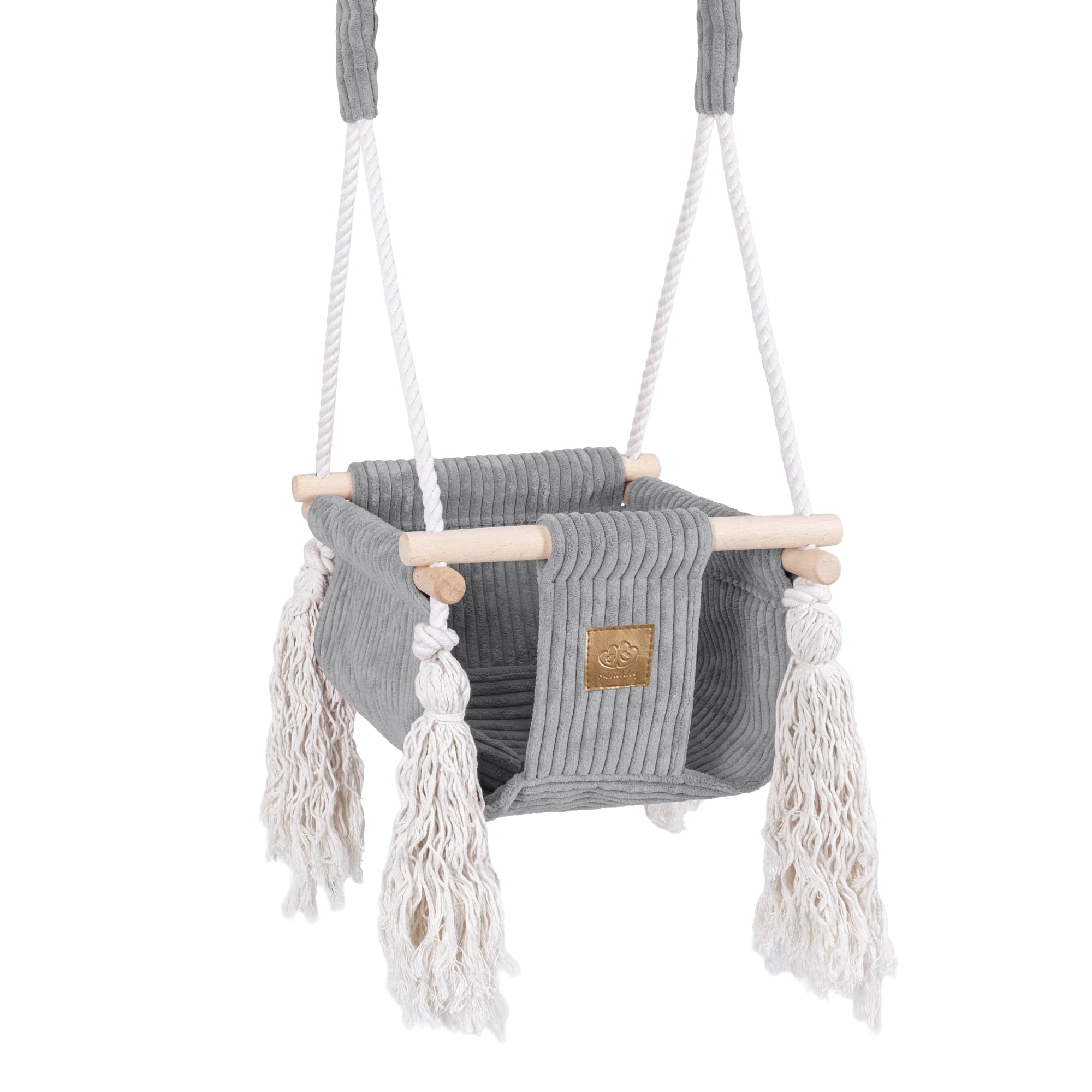 Indoor Baby Swing – Square Swing | Aesthetic Grey