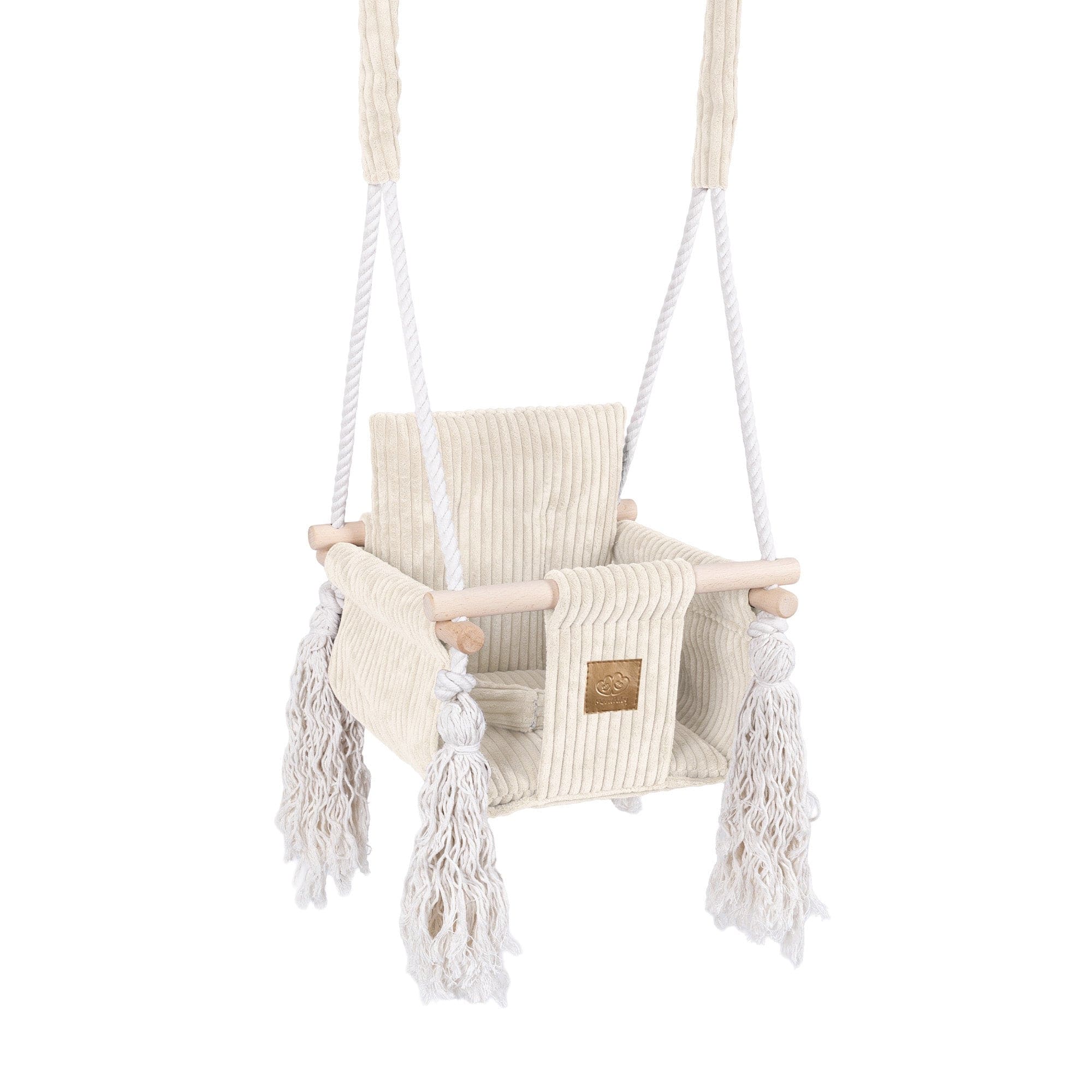 Indoor Baby Swing – Square Swing | Aesthetic Ecru