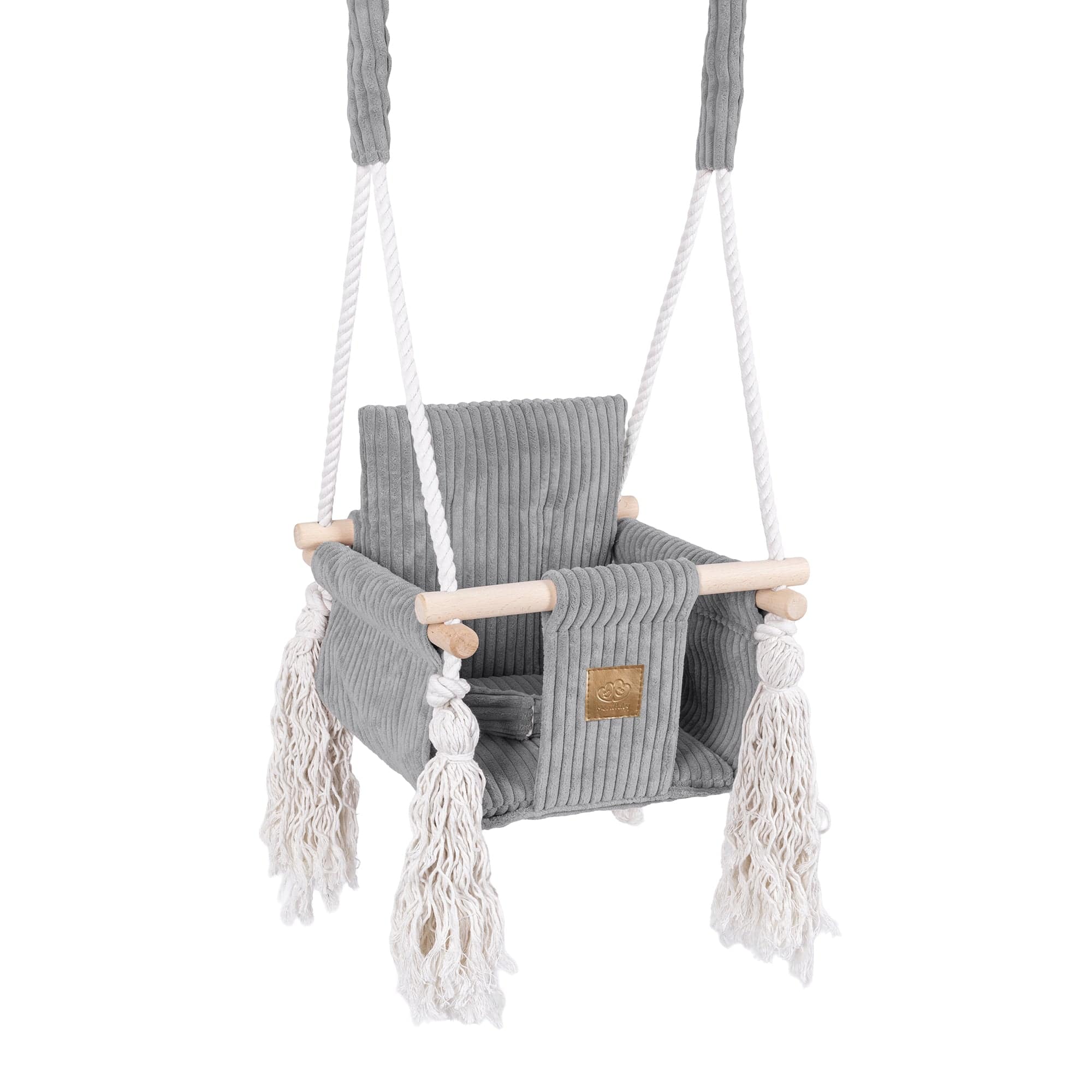 Indoor Baby Swing – Square Swing | Aesthetic Grey