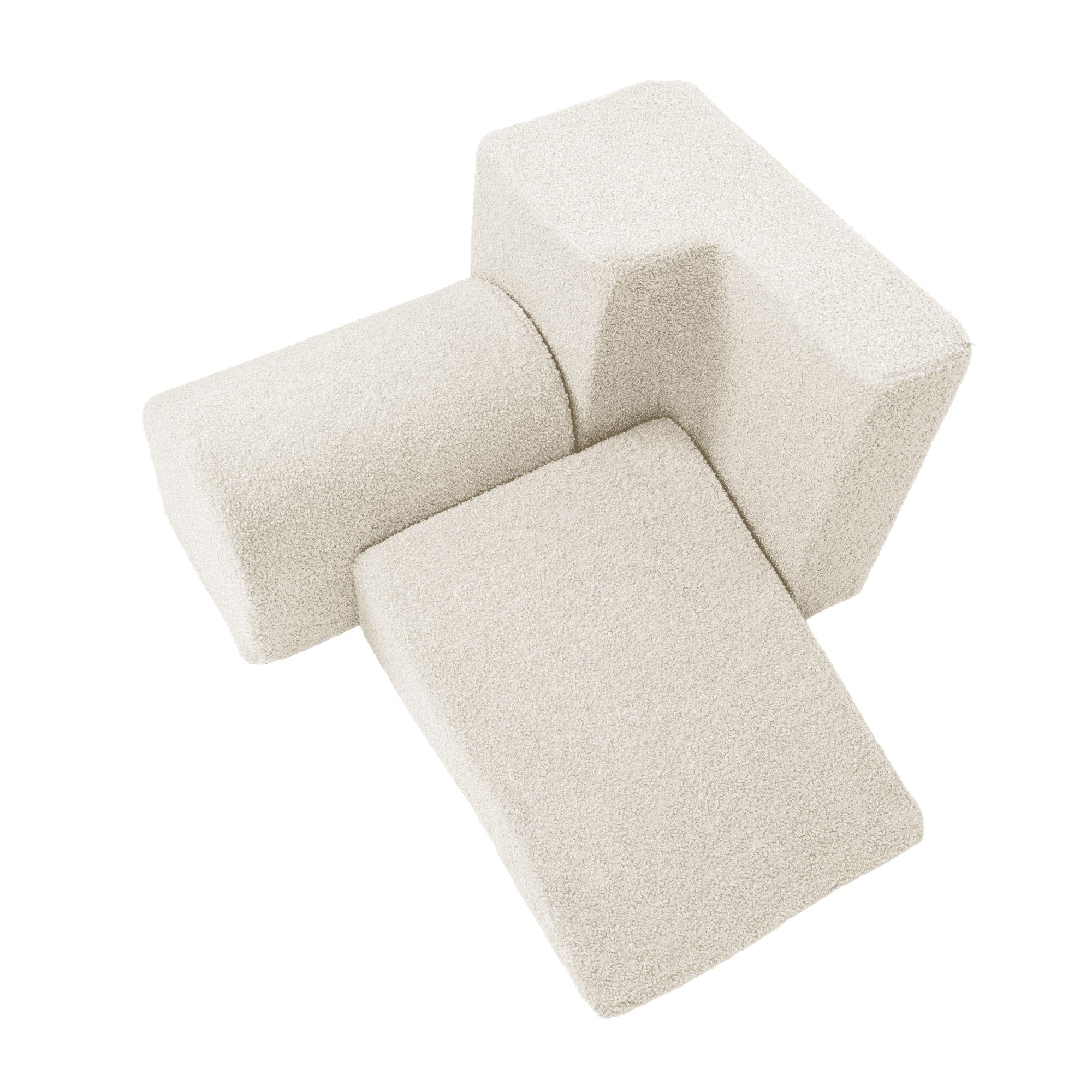 Meowbaby Foam Playground for Children | 3 elements | Boucle