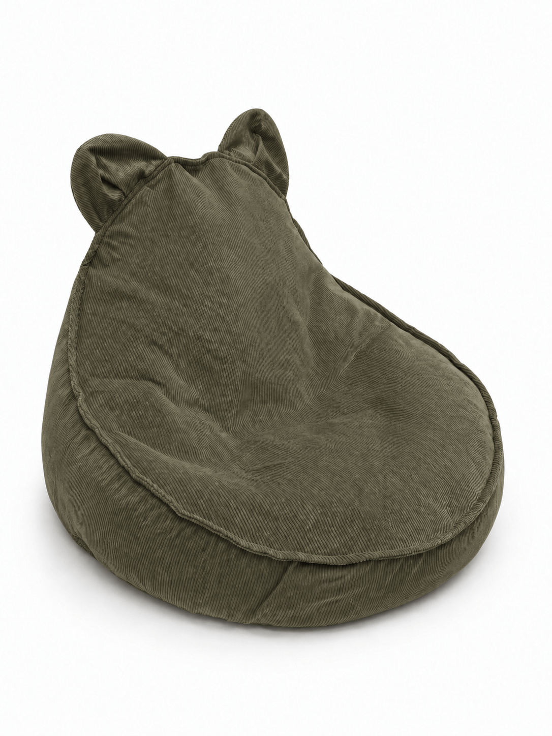 MeowBaby Kindersessel Bären-Sitzsack Cord Premium - Slim Cord Edition