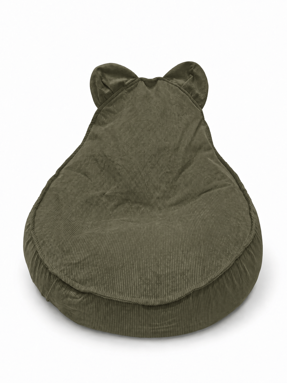 MeowBaby Kindersessel Bären-Sitzsack Cord Premium - Slim Cord Edition