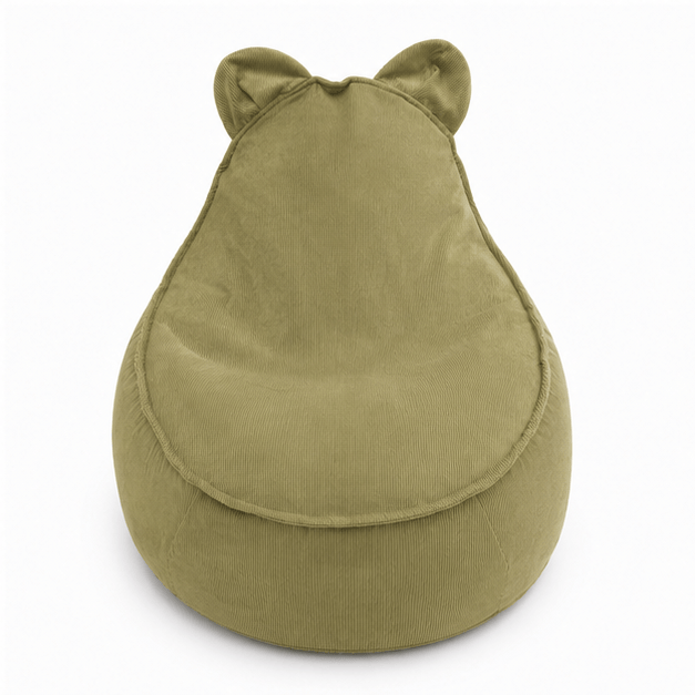 MeowBaby Kindersessel Bären-Sitzsack Cord Premium - Slim Cord Edition