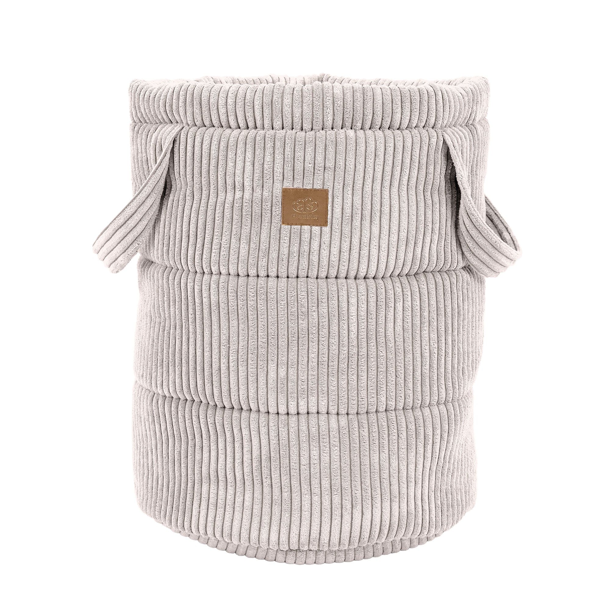 Toy Storage Basket for Kids – Corduroy Organizer | Aesthetic Ecru