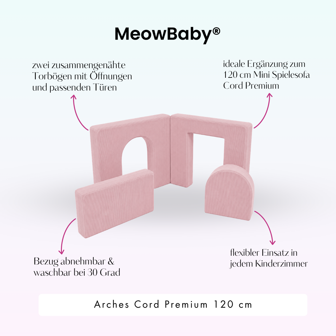 MeowBaby Arches Cord Premium 120 cm - Slim Cord Edition