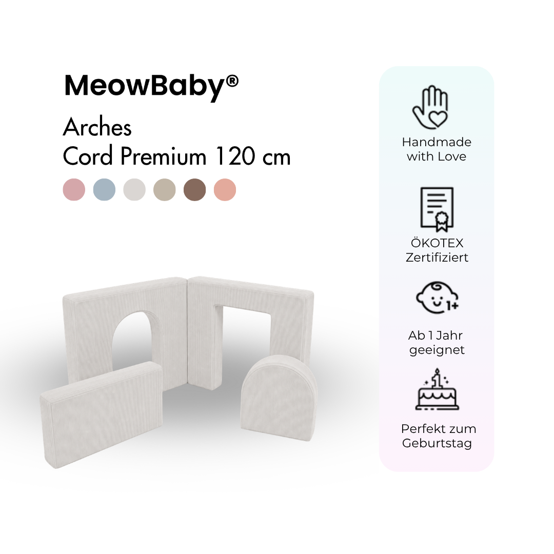 MeowBaby Arches Cord Premium 120 cm - Slim Cord Edition