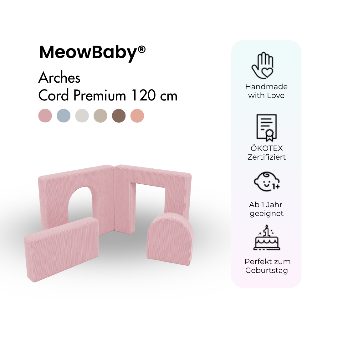 MeowBaby Arches Cord Premium 120 cm - Slim Cord Edition