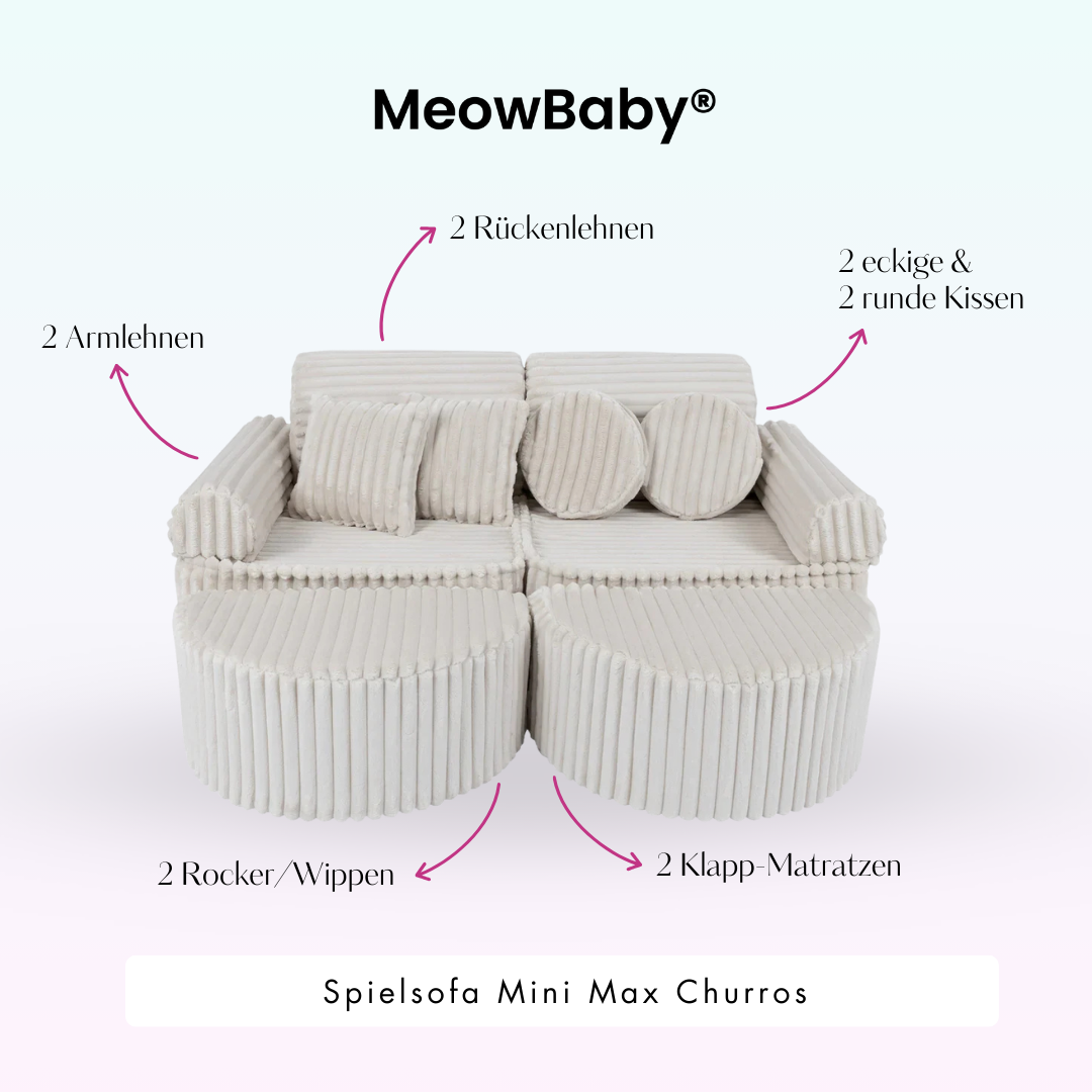 MeowBaby Spielsofa Mini Max Churros