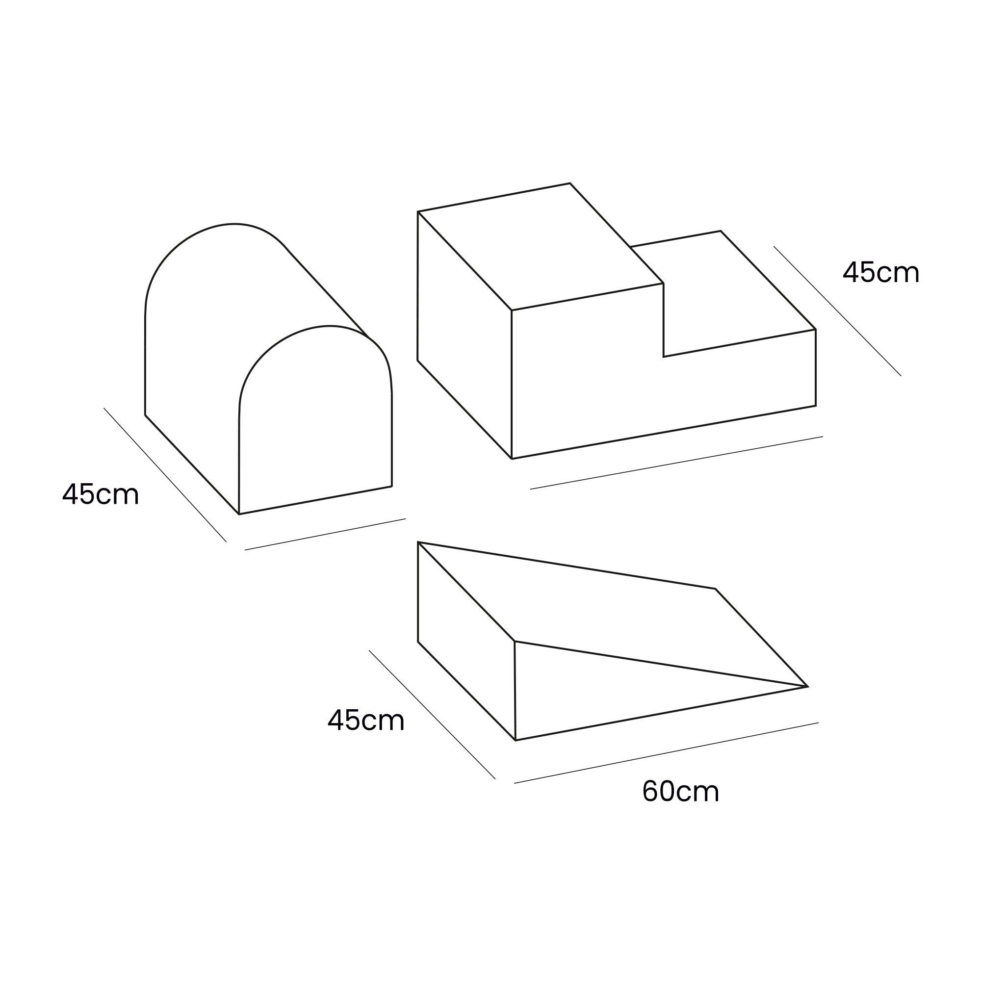 MeowBaby Schaumspielset Bearly 3 Elemente