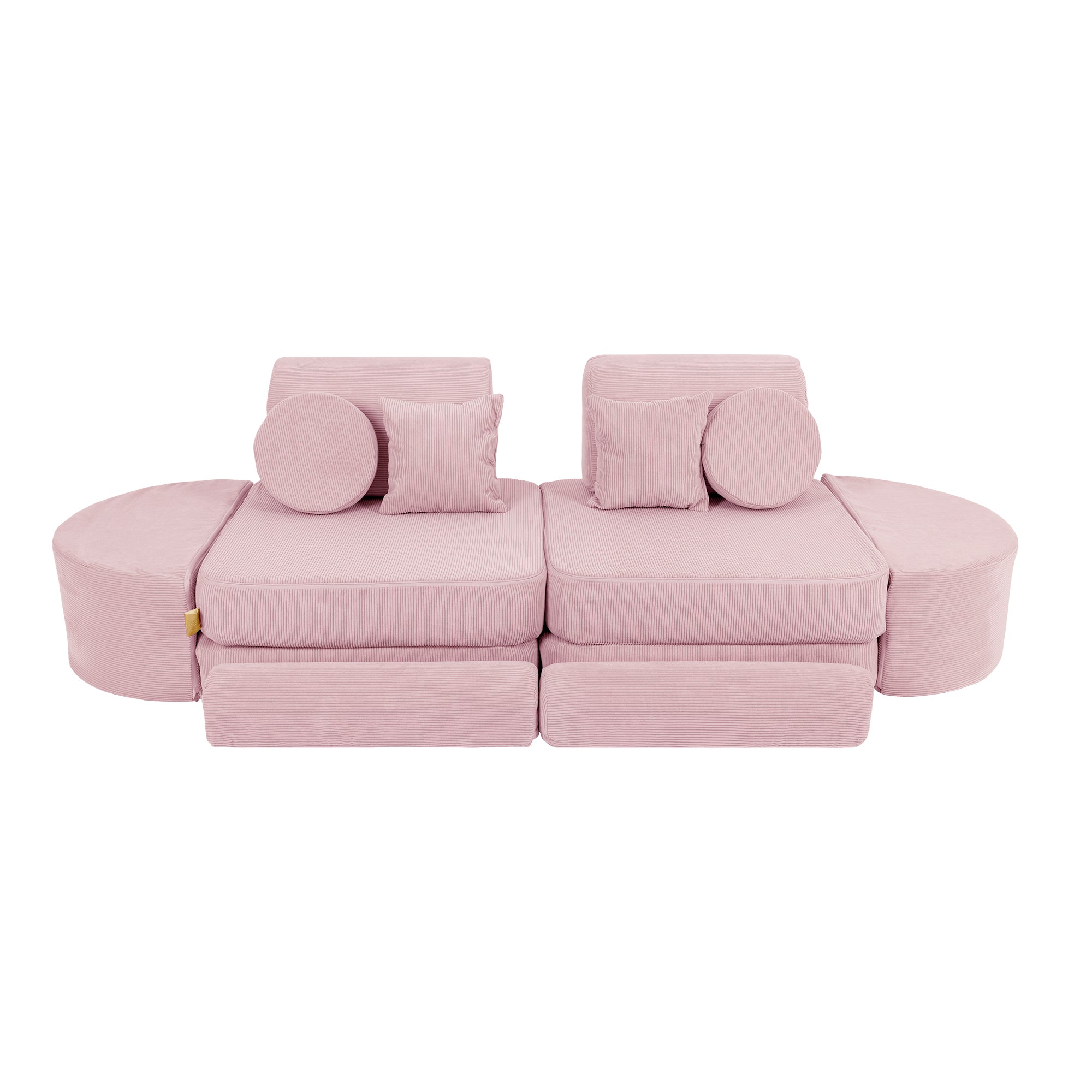 MeowBaby Spielsofa Mini Max Cord Premium - powder pink