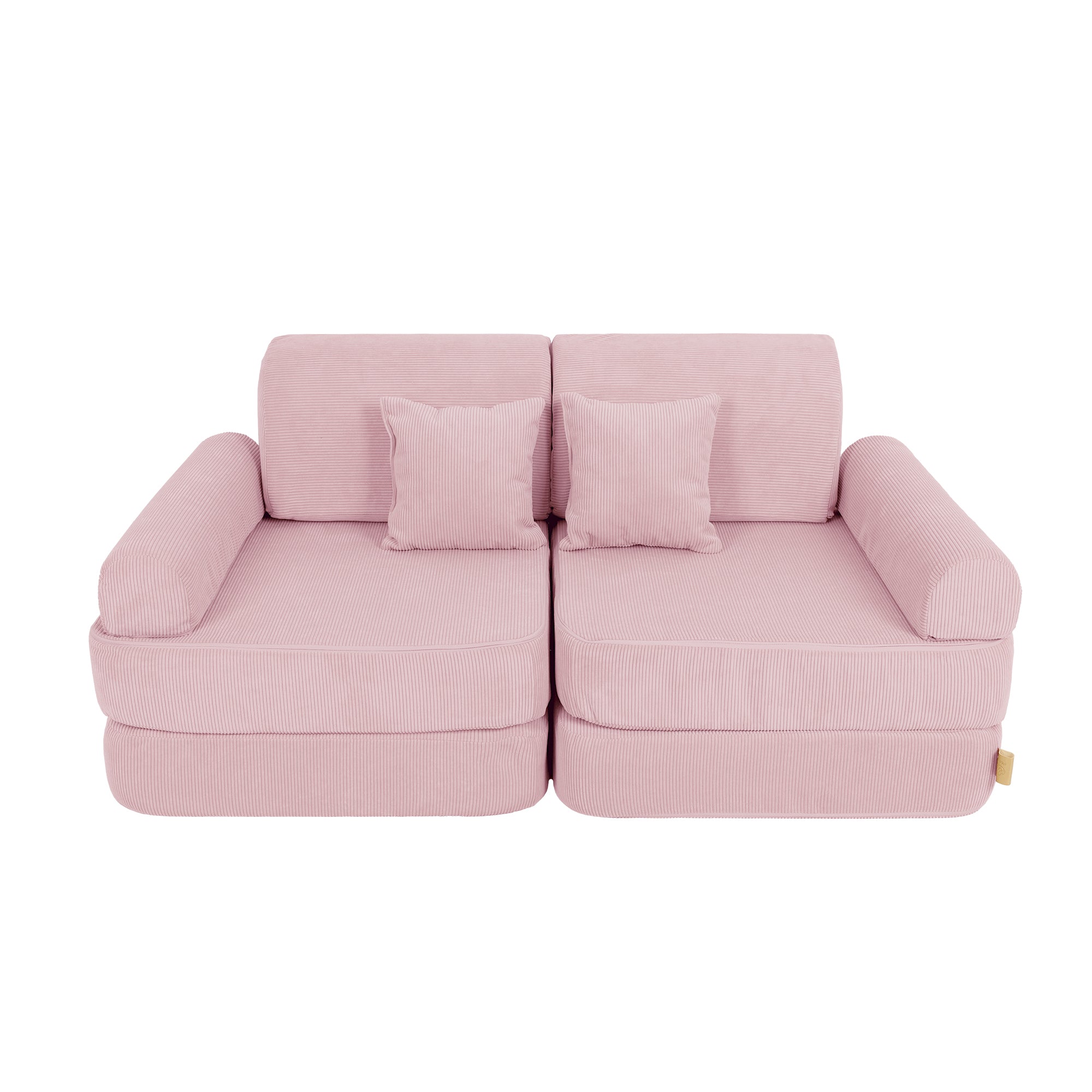 MeowBaby Spielsofa Mini Plus Cord Premium - powder pink