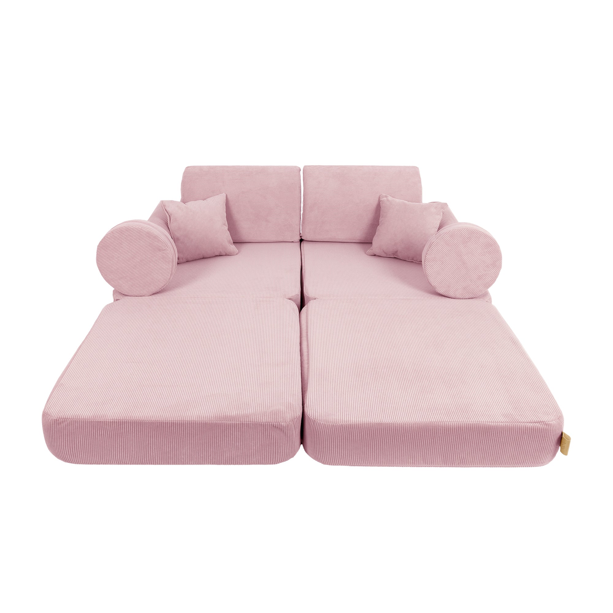 MeowBaby Spielsofa Mini Plus Cord Premium - powder pink