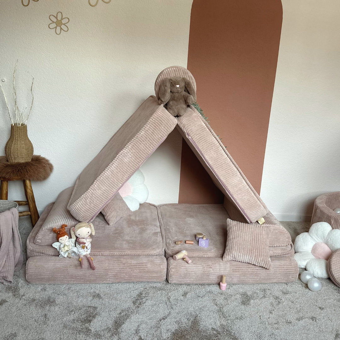 MeowBaby Play Sofa Aesthetic Cord - ecru/beige