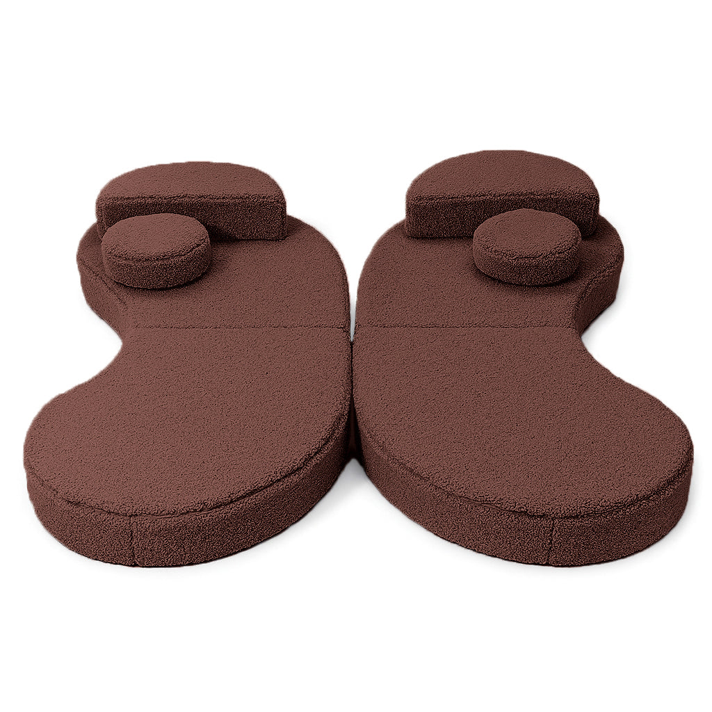 MeowBaby Spielsofa Coccolo Bearly - Chocolate