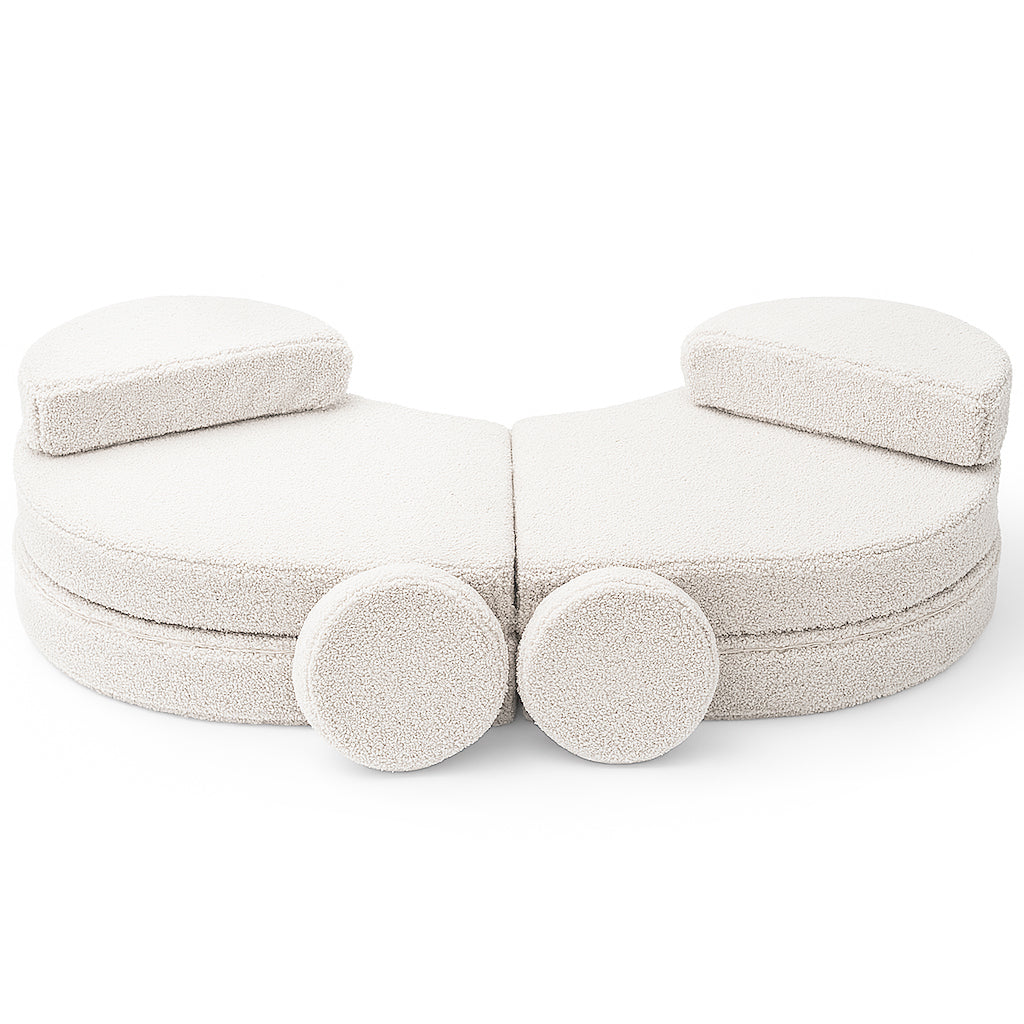 MeowBaby Spielsofa Coccolo Bearly - creme/weiß