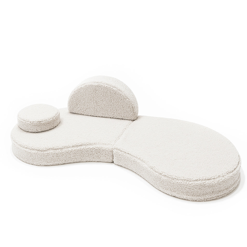 MeowBaby Spielsofa Coccolo Bearly - creme/weiß