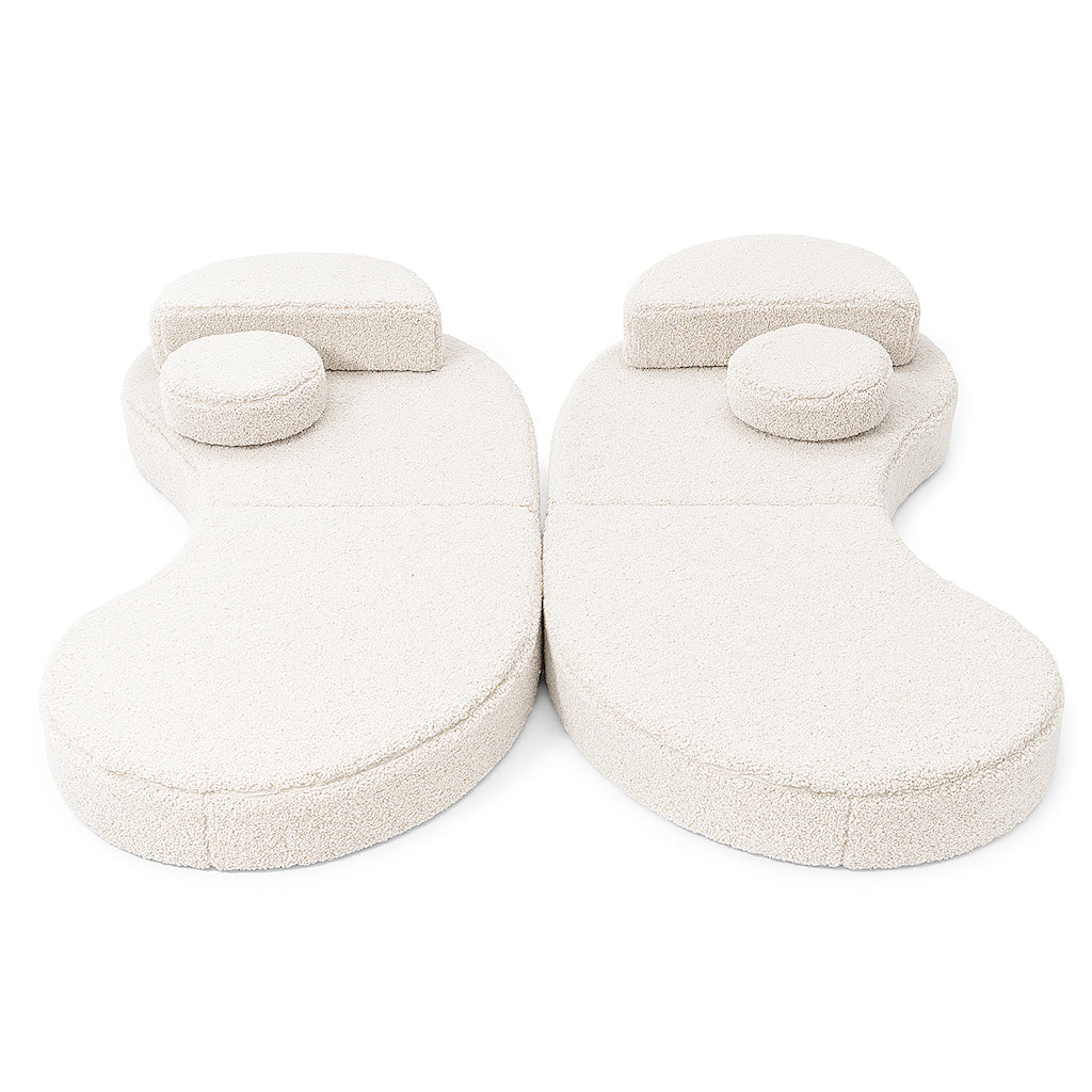 MeowBaby Spielsofa Coccolo Bearly - creme/weiß